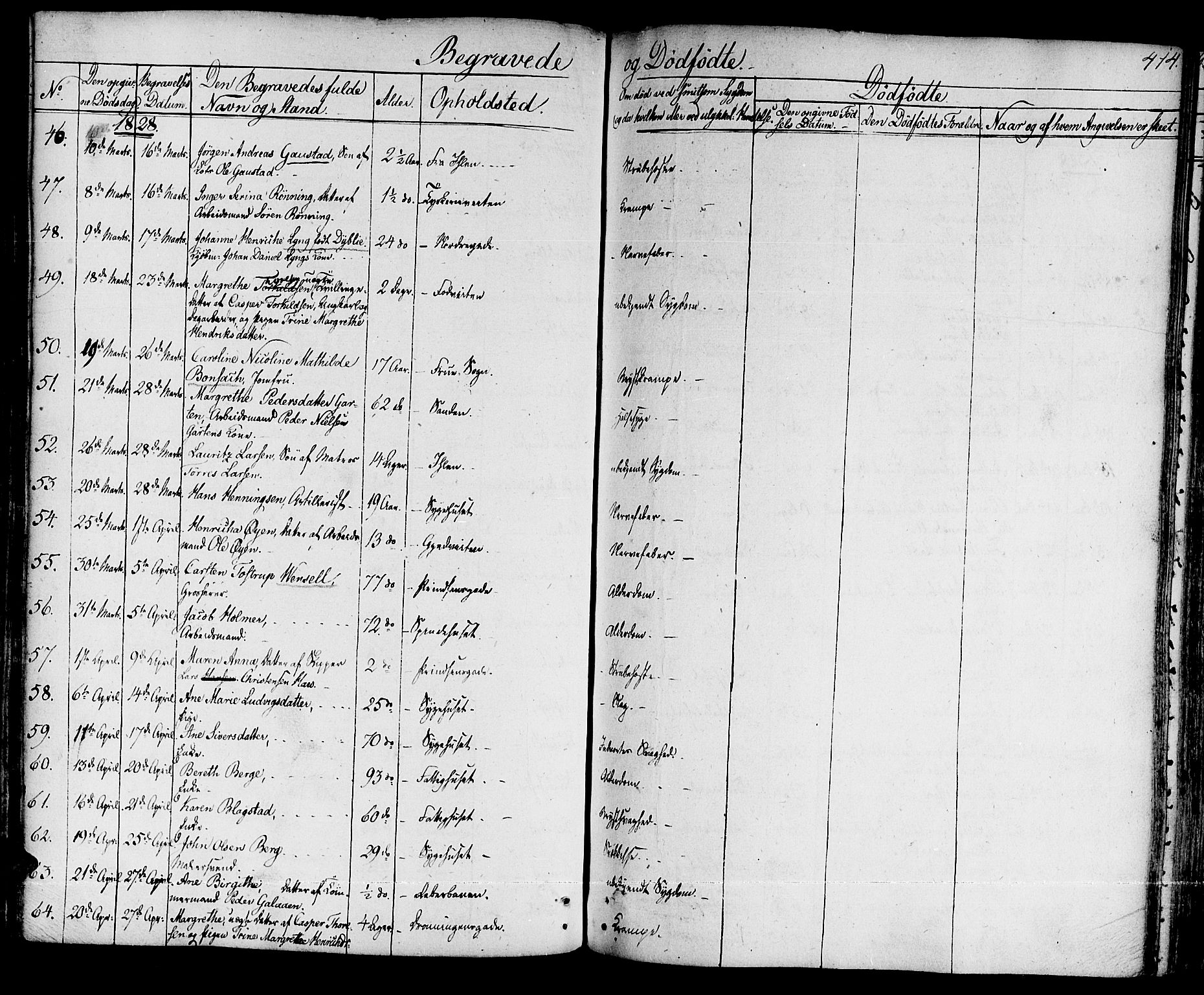 Ministerialprotokoller, klokkerbøker og fødselsregistre - Sør-Trøndelag, SAT/A-1456/601/L0045: Ministerialbok nr. 601A13, 1821-1831, s. 414