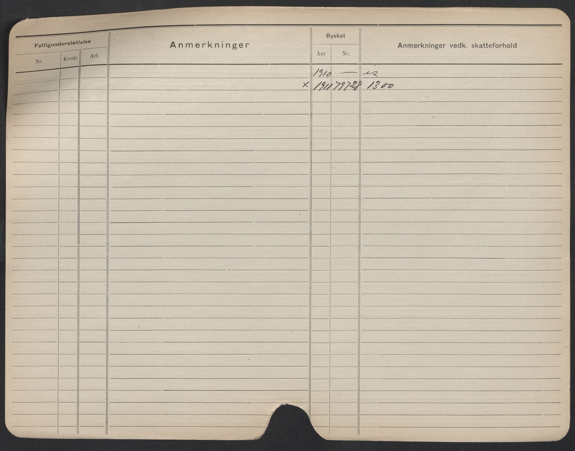 Oslo folkeregister, Registerkort, SAO/A-11715/F/Fa/Fac/L0008: Menn, 1906-1914, s. 126b