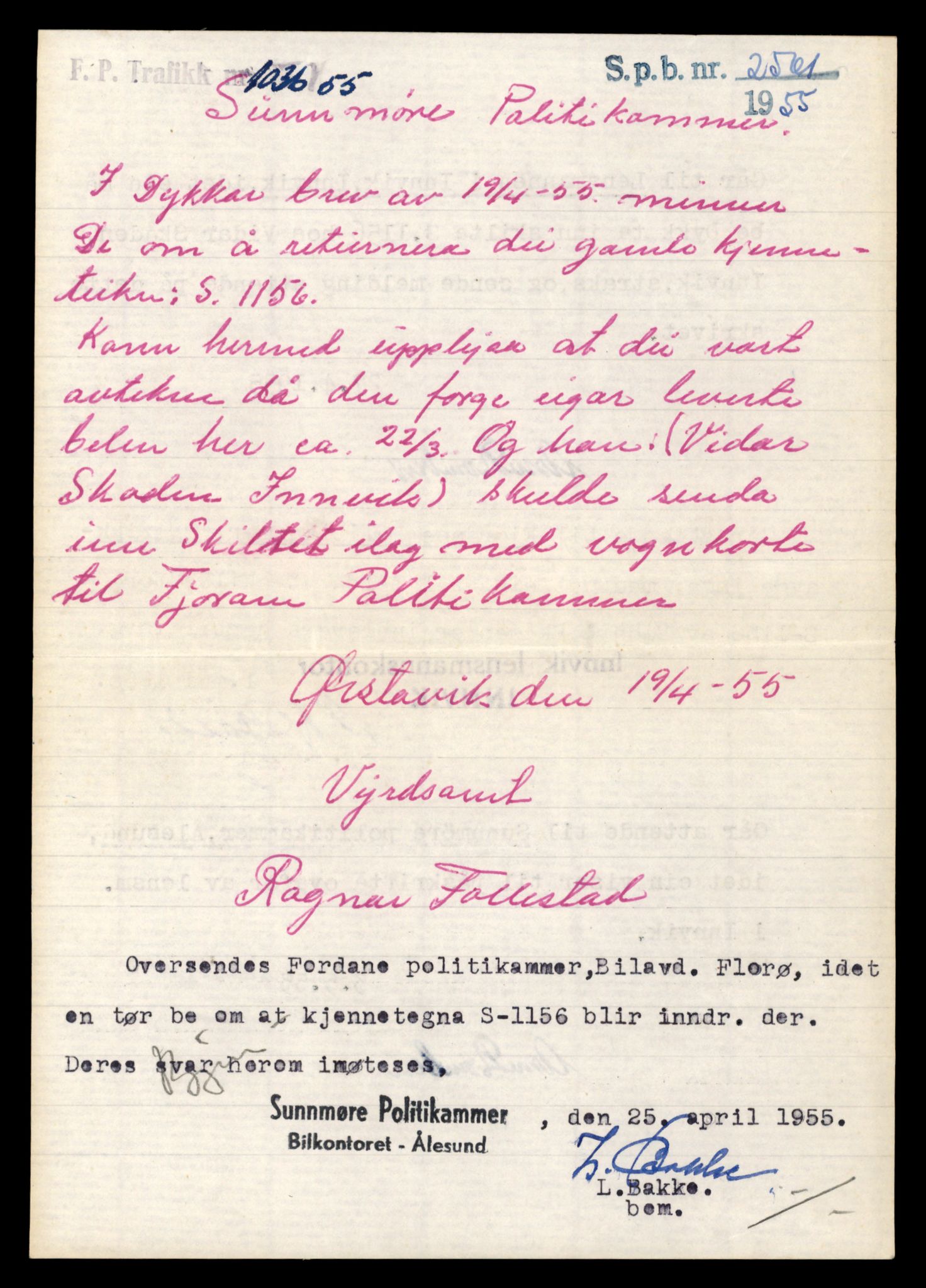 Møre og Romsdal vegkontor - Ålesund trafikkstasjon, AV/SAT-A-4099/F/Fe/L0048: Registreringskort for kjøretøy T 14721 - T 14863, 1927-1998, s. 1052