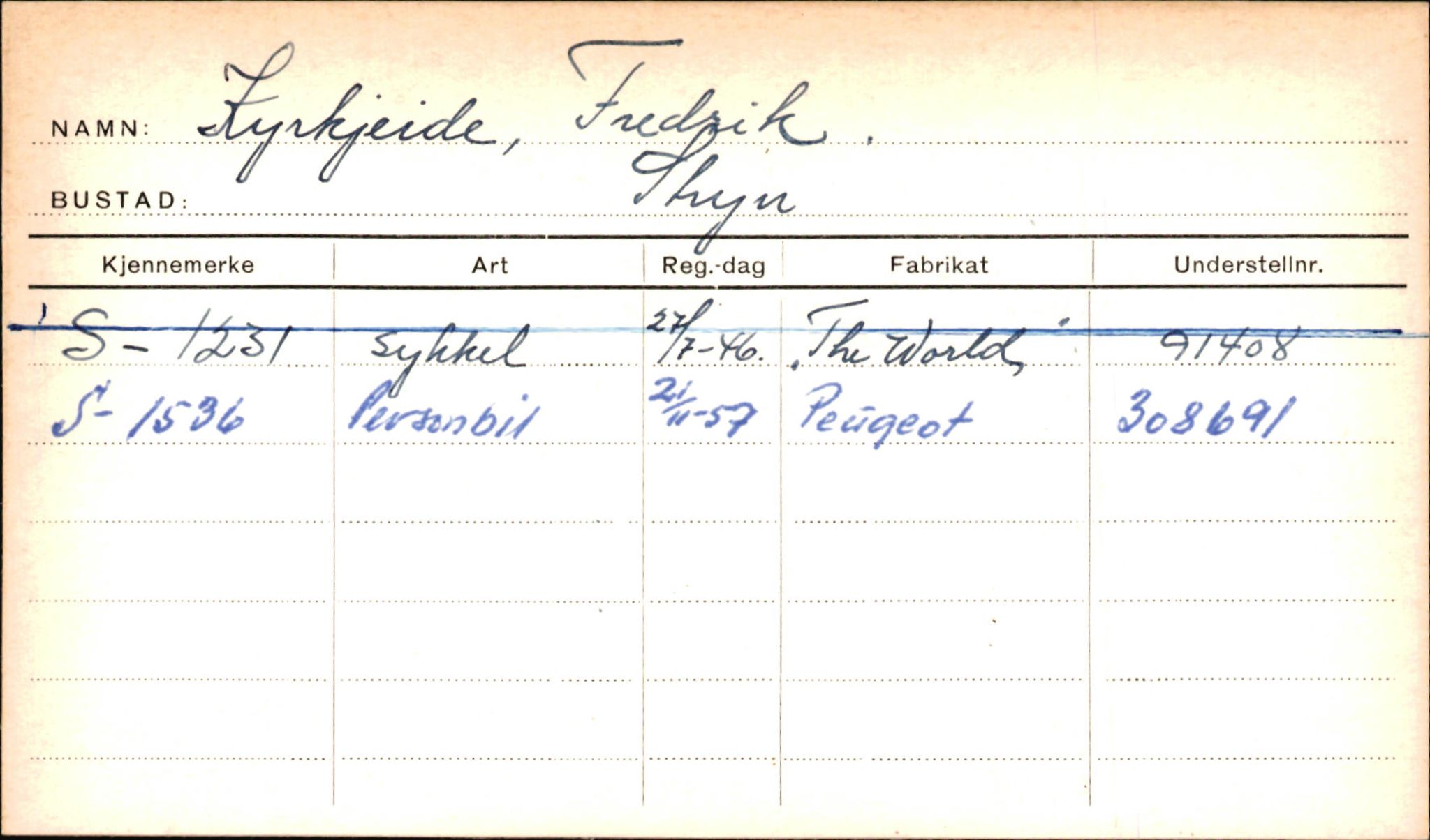 Statens vegvesen, Sogn og Fjordane vegkontor, AV/SAB-A-5301/4/F/L0001B: Eigarregister Fjordane til 1.6.1961, 1930-1961, s. 372