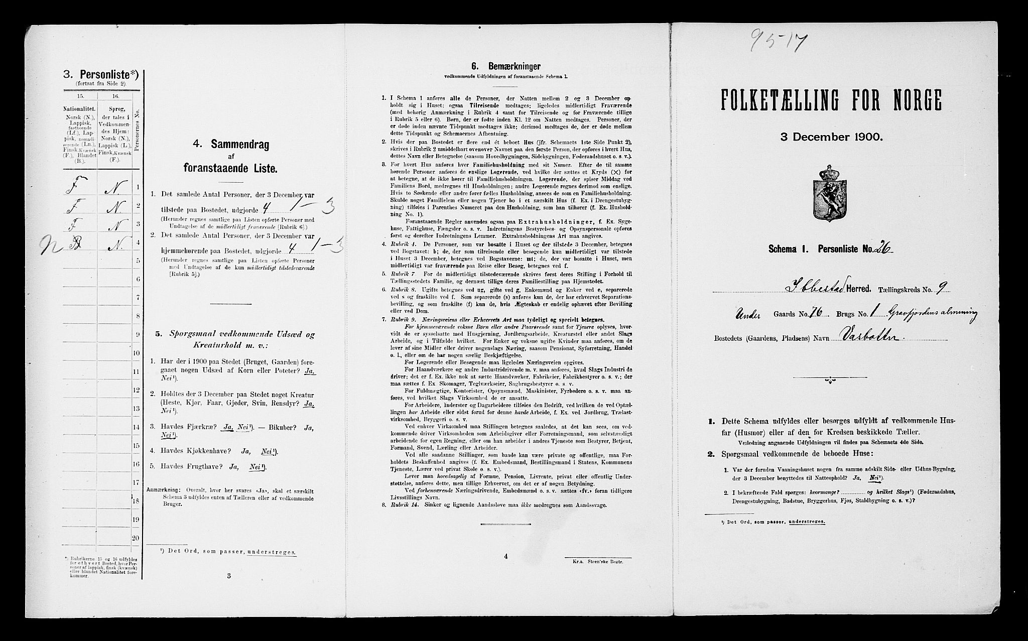 SATØ, Folketelling 1900 for 1917 Ibestad herred, 1900, s. 1218