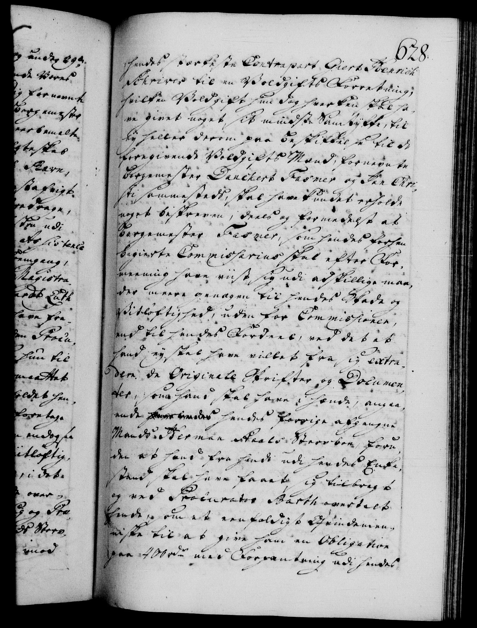 Danske Kanselli 1572-1799, AV/RA-EA-3023/F/Fc/Fca/Fcab/L0030: Norske tegnelser, 1744-1746, s. 628a