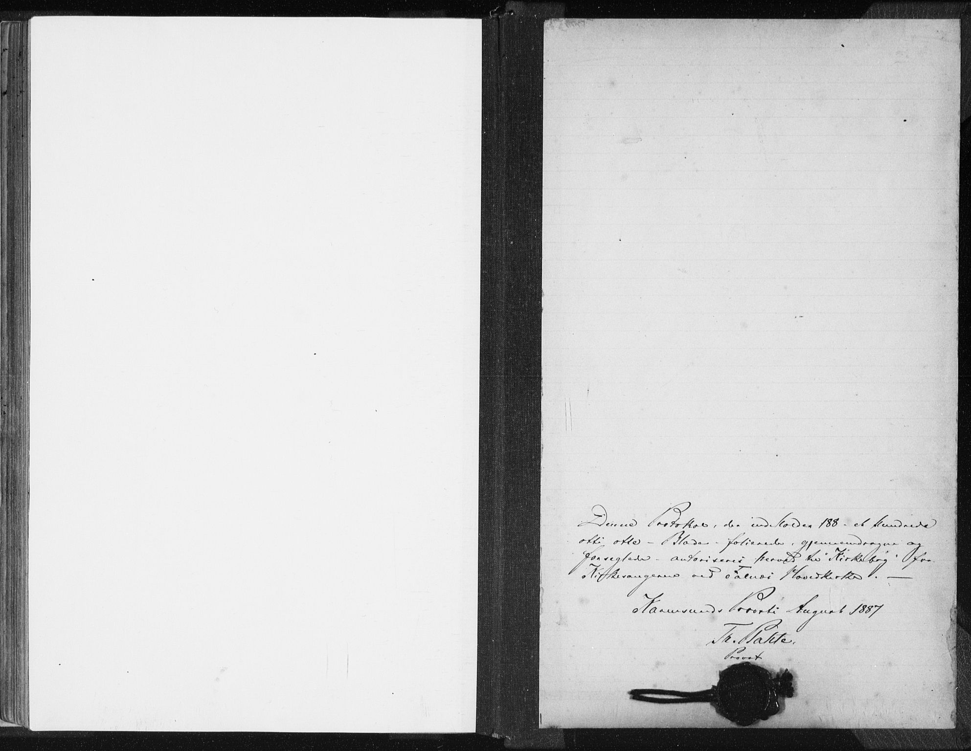 Skudenes sokneprestkontor, AV/SAST-A -101849/H/Ha/Hab/L0007: Klokkerbok nr. B 7, 1885-1899