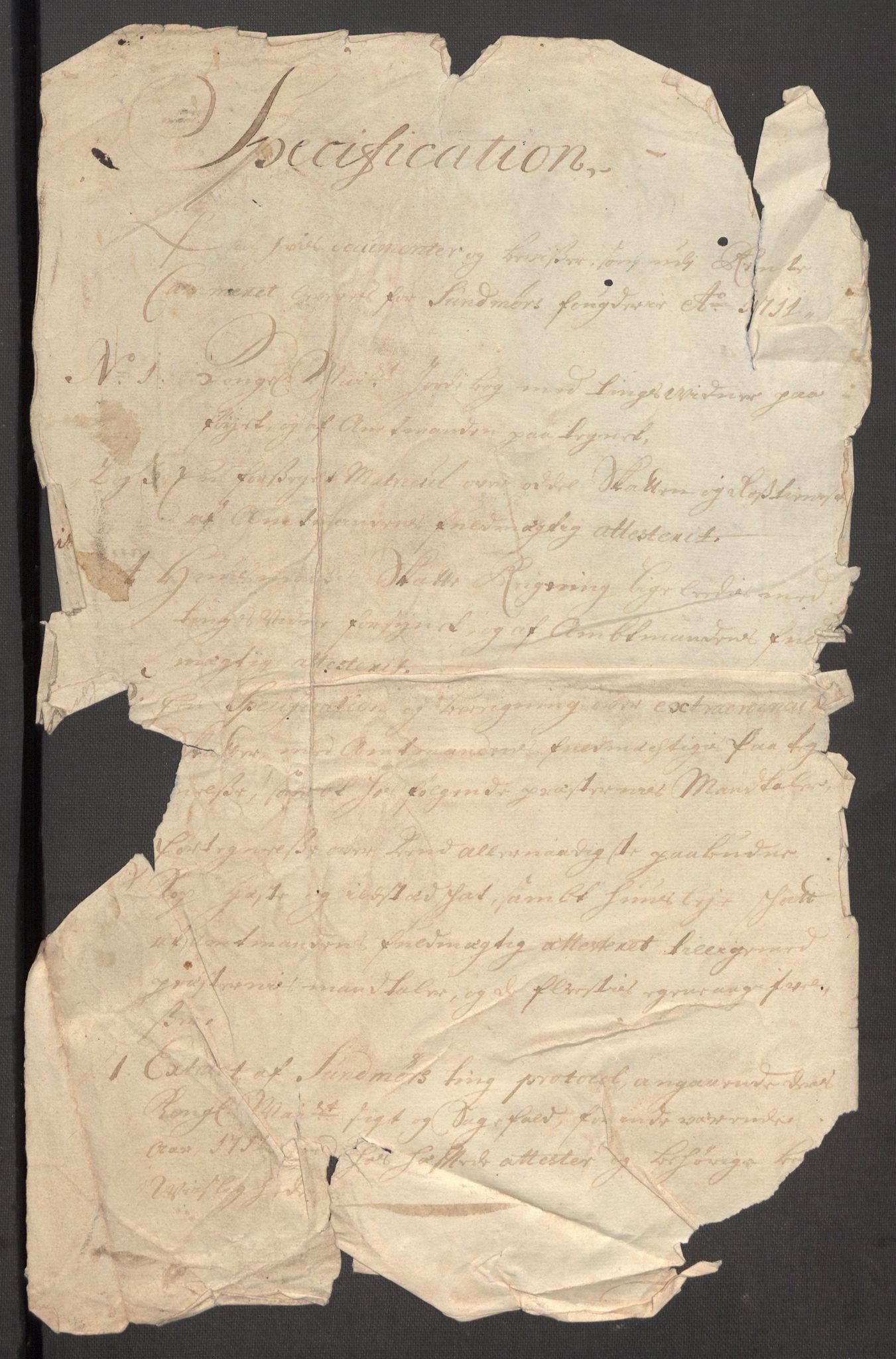 Rentekammeret inntil 1814, Reviderte regnskaper, Fogderegnskap, AV/RA-EA-4092/R54/L3564: Fogderegnskap Sunnmøre, 1711, s. 514