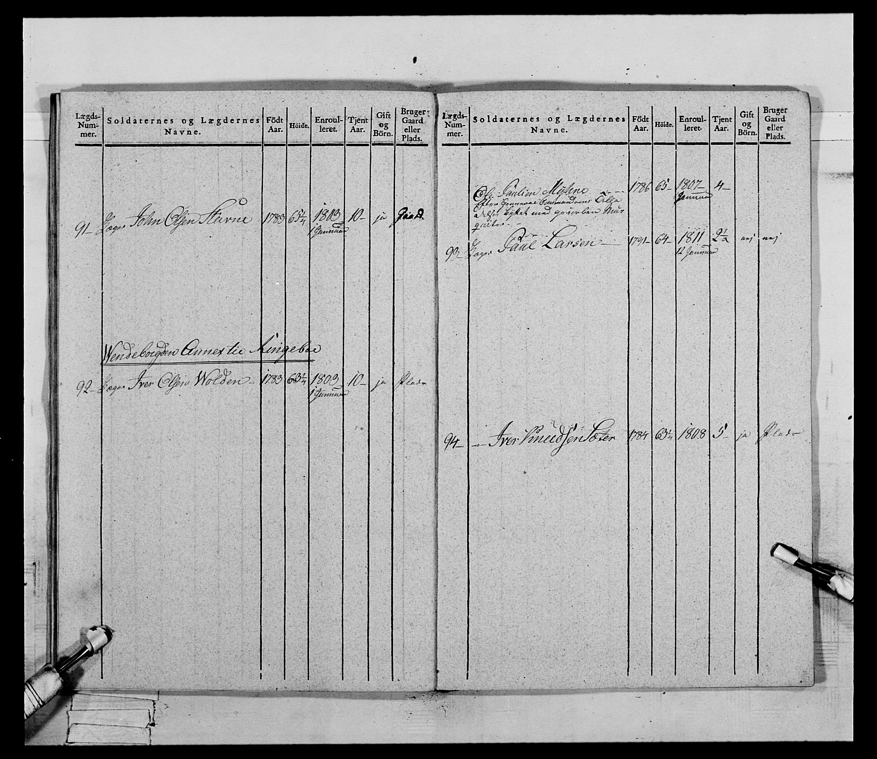 Generalitets- og kommissariatskollegiet, Det kongelige norske kommissariatskollegium, AV/RA-EA-5420/E/Eh/L0069: Opplandske gevorbne infanteriregiment, 1810-1818, s. 594