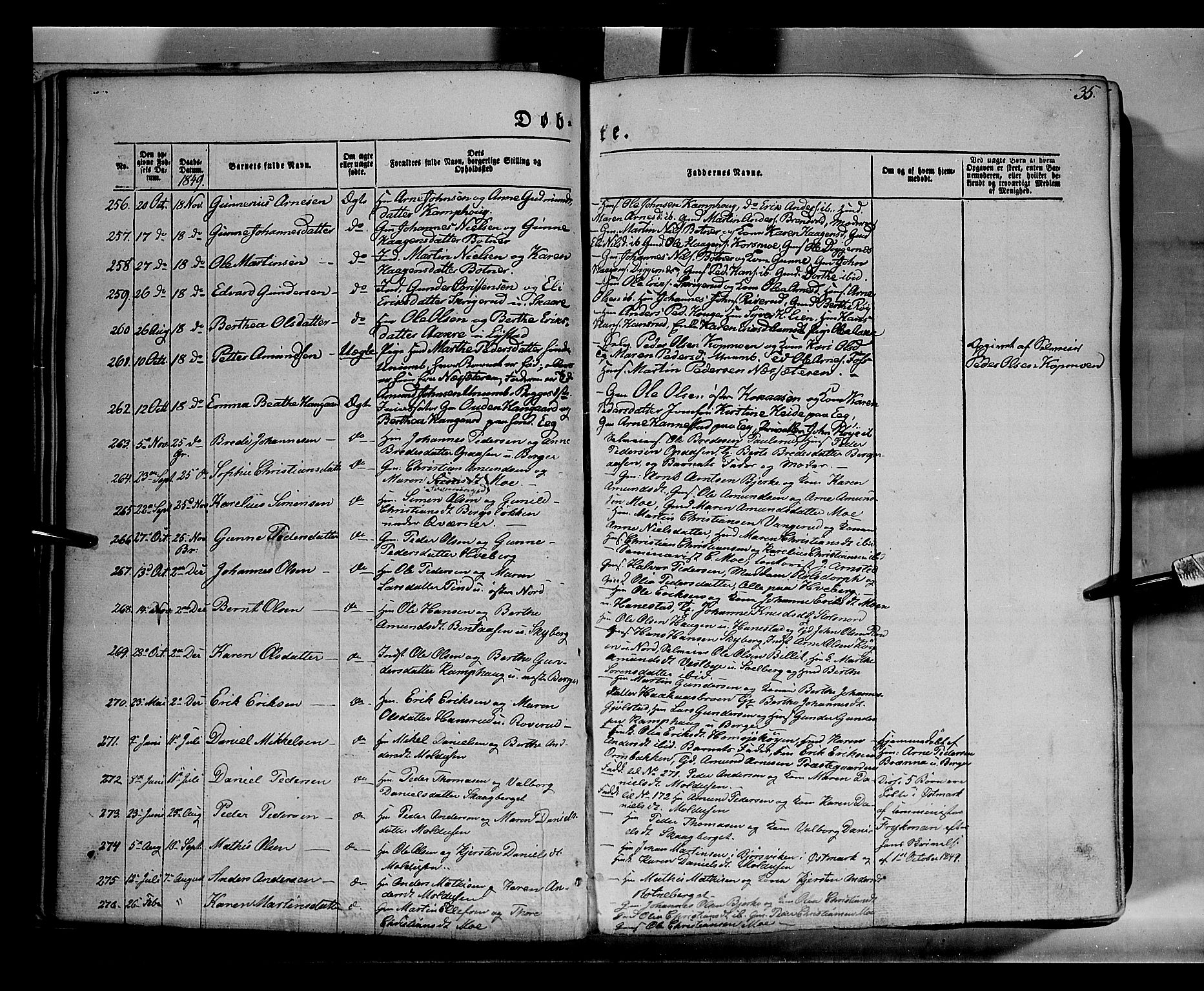 Grue prestekontor, AV/SAH-PREST-036/H/Ha/Haa/L0008: Ministerialbok nr. 8, 1847-1858, s. 35