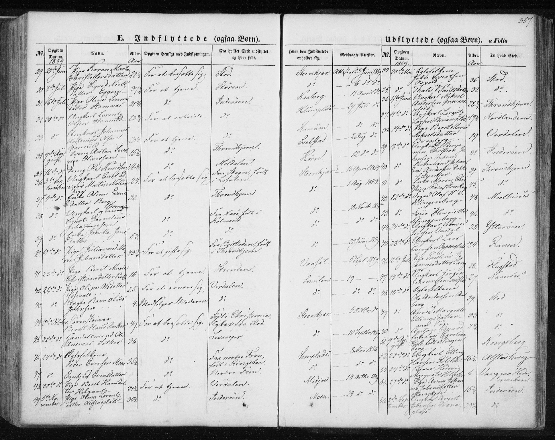 Ministerialprotokoller, klokkerbøker og fødselsregistre - Nord-Trøndelag, SAT/A-1458/735/L0342: Ministerialbok nr. 735A07 /1, 1849-1862, s. 357