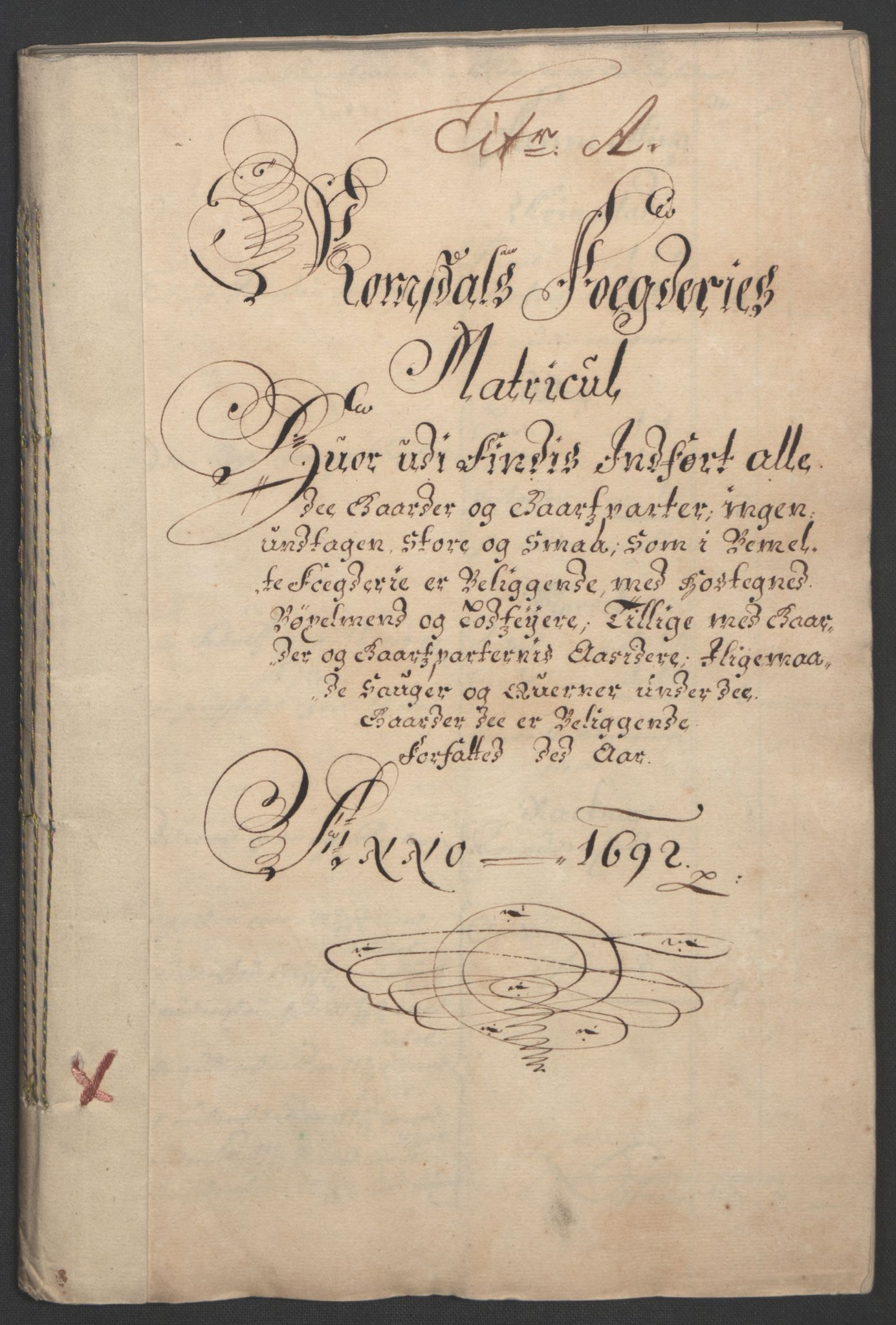 Rentekammeret inntil 1814, Reviderte regnskaper, Fogderegnskap, RA/EA-4092/R55/L3650: Fogderegnskap Romsdal, 1692, s. 12