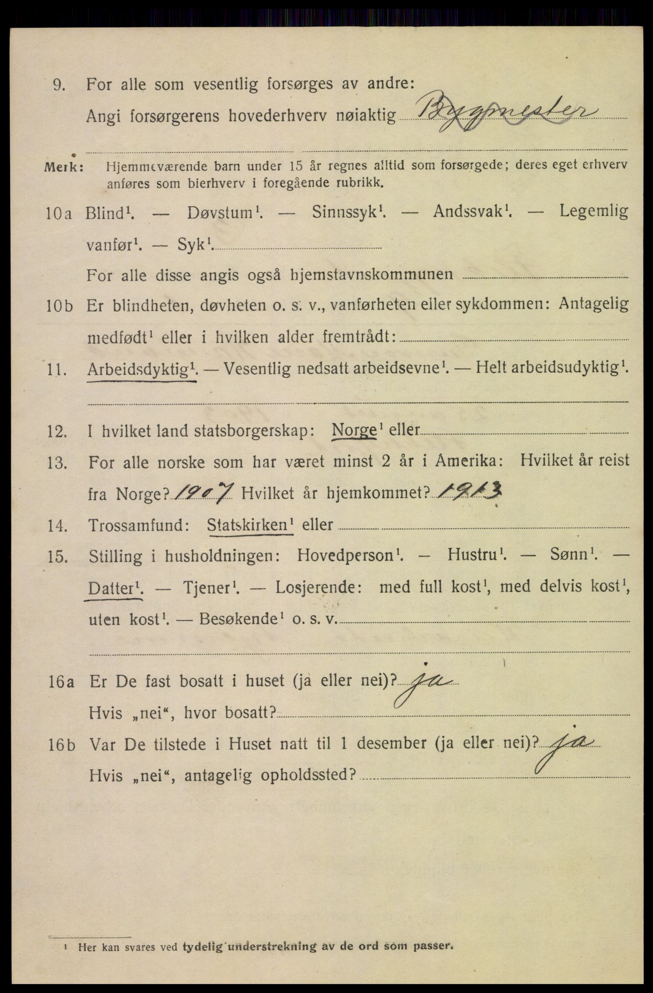 SAK, Folketelling 1920 for 1004 Flekkefjord kjøpstad, 1920, s. 5841