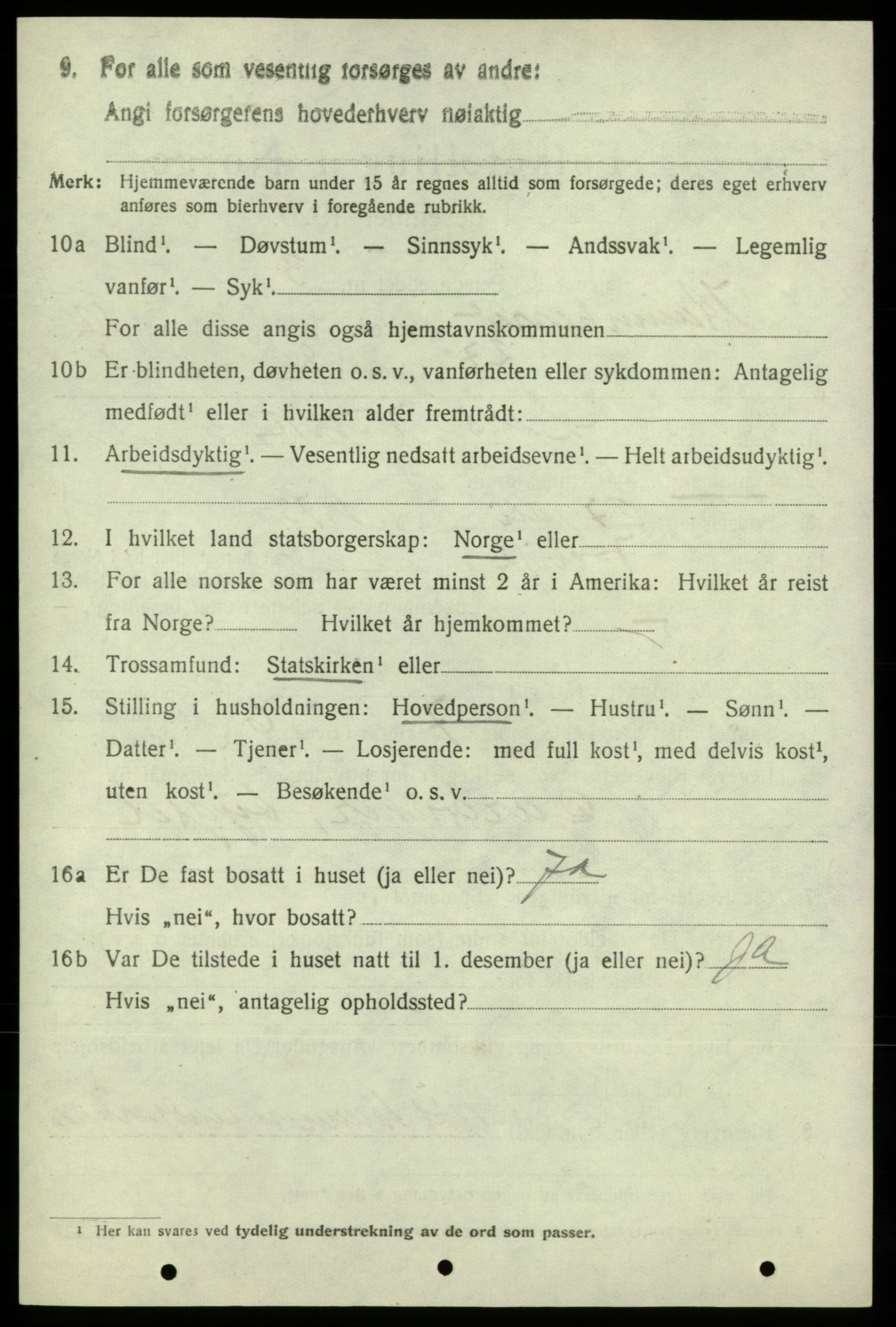 SAB, Folketelling 1920 for 1224 Kvinnherad herred, 1920, s. 7593