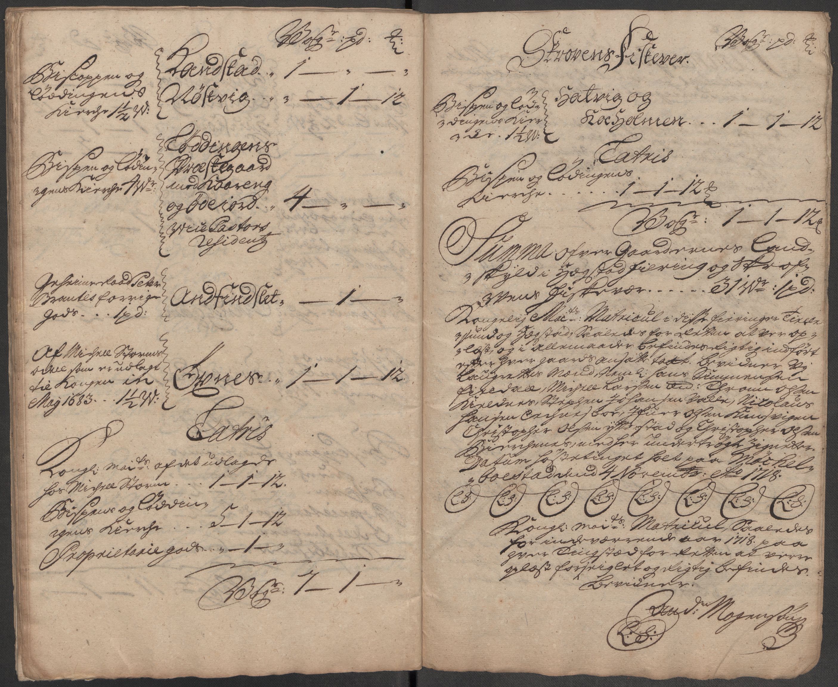 Rentekammeret inntil 1814, Reviderte regnskaper, Fogderegnskap, RA/EA-4092/R66/L4588: Fogderegnskap Salten, 1718, s. 102