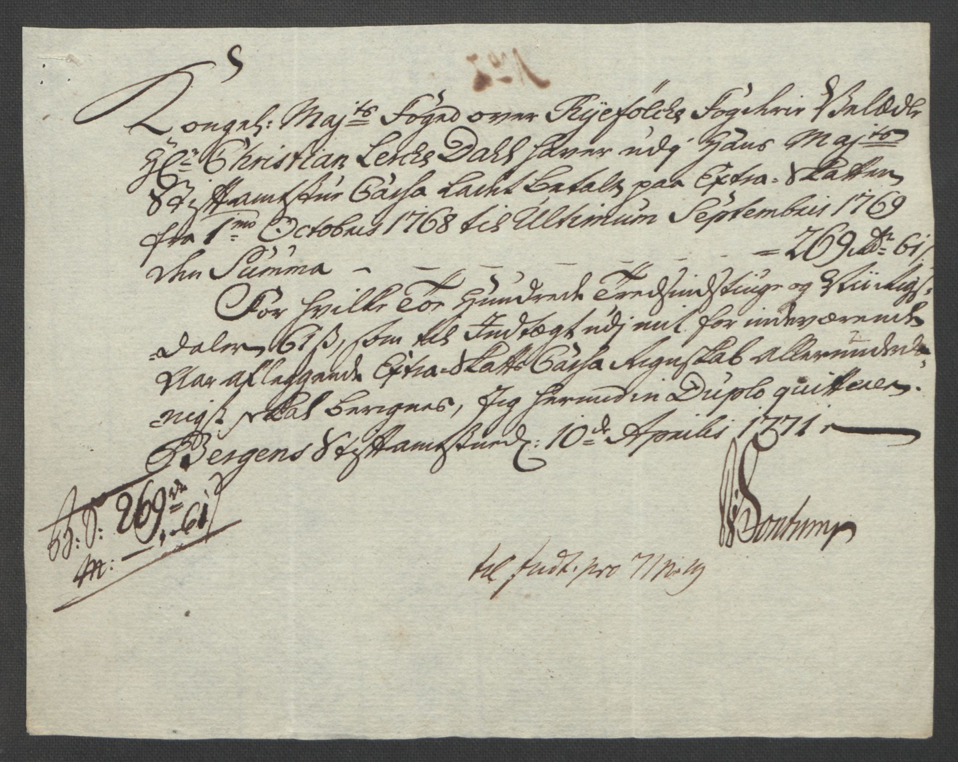 Rentekammeret inntil 1814, Reviderte regnskaper, Fogderegnskap, RA/EA-4092/R47/L2972: Ekstraskatten Ryfylke, 1762-1780, s. 217