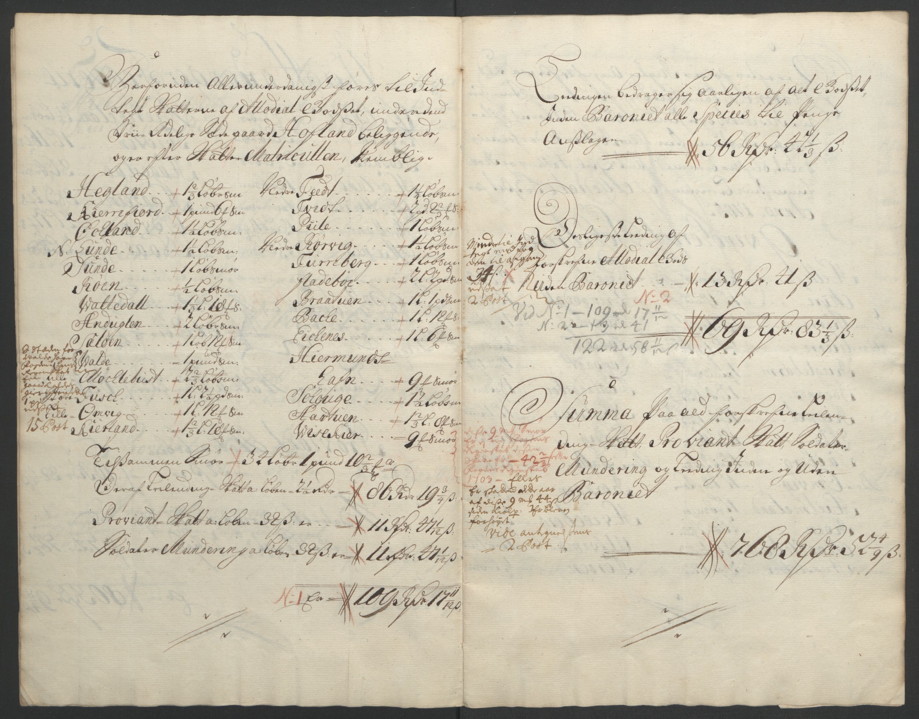 Rentekammeret inntil 1814, Reviderte regnskaper, Fogderegnskap, AV/RA-EA-4092/R49/L3138: Fogderegnskap Rosendal Baroni, 1691-1714, s. 167