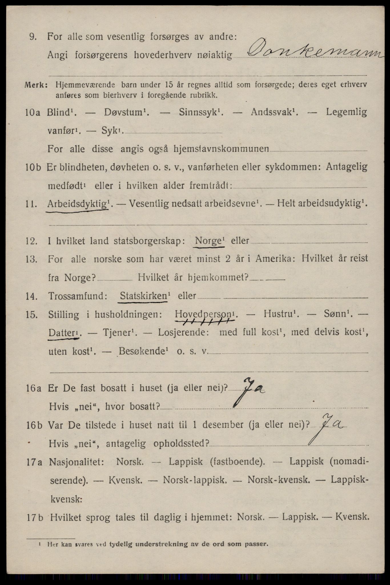 SAT, Folketelling 1920 for 1861 Hol herred, 1920, s. 2142