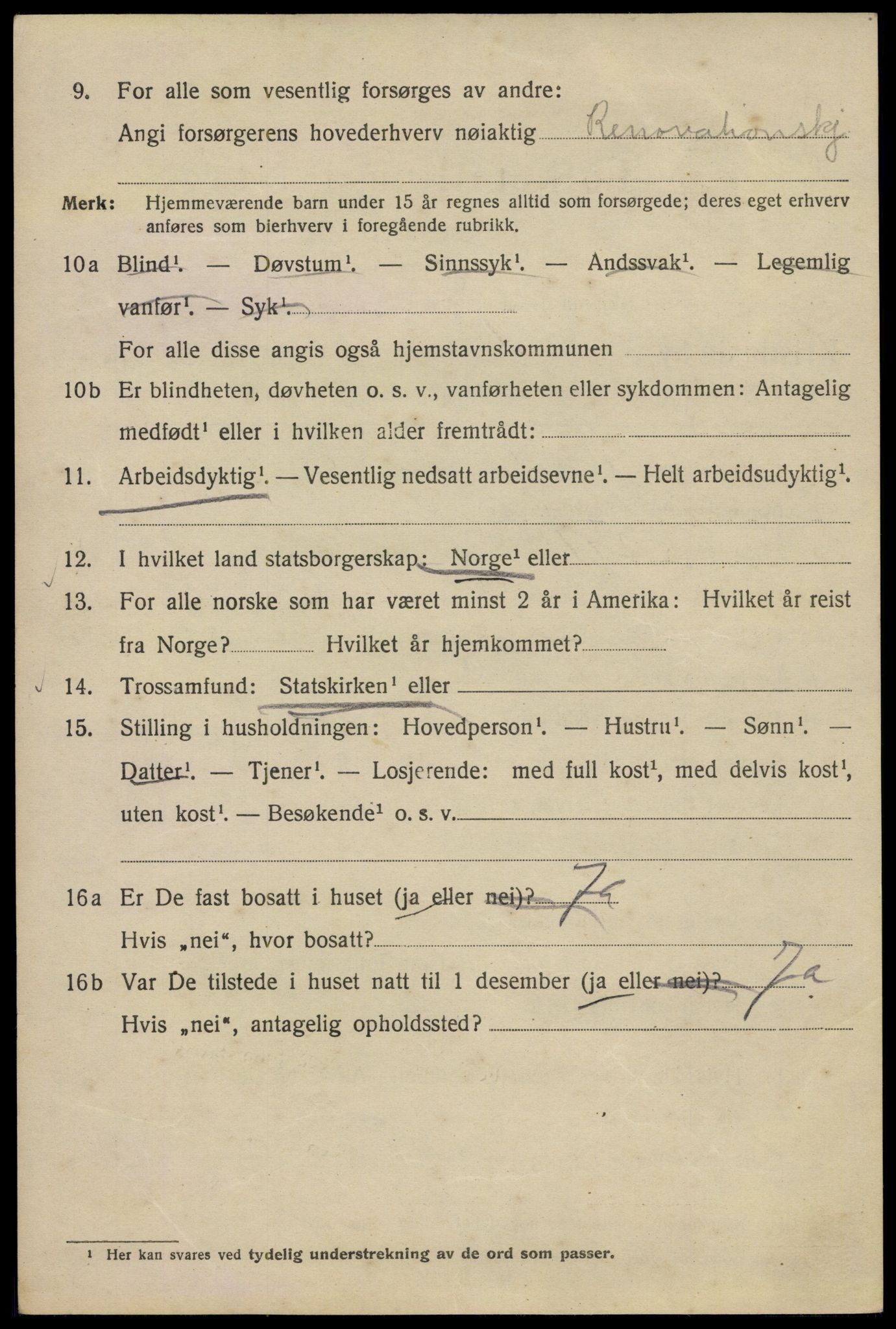 SAO, Folketelling 1920 for 0301 Kristiania kjøpstad, 1920, s. 486178