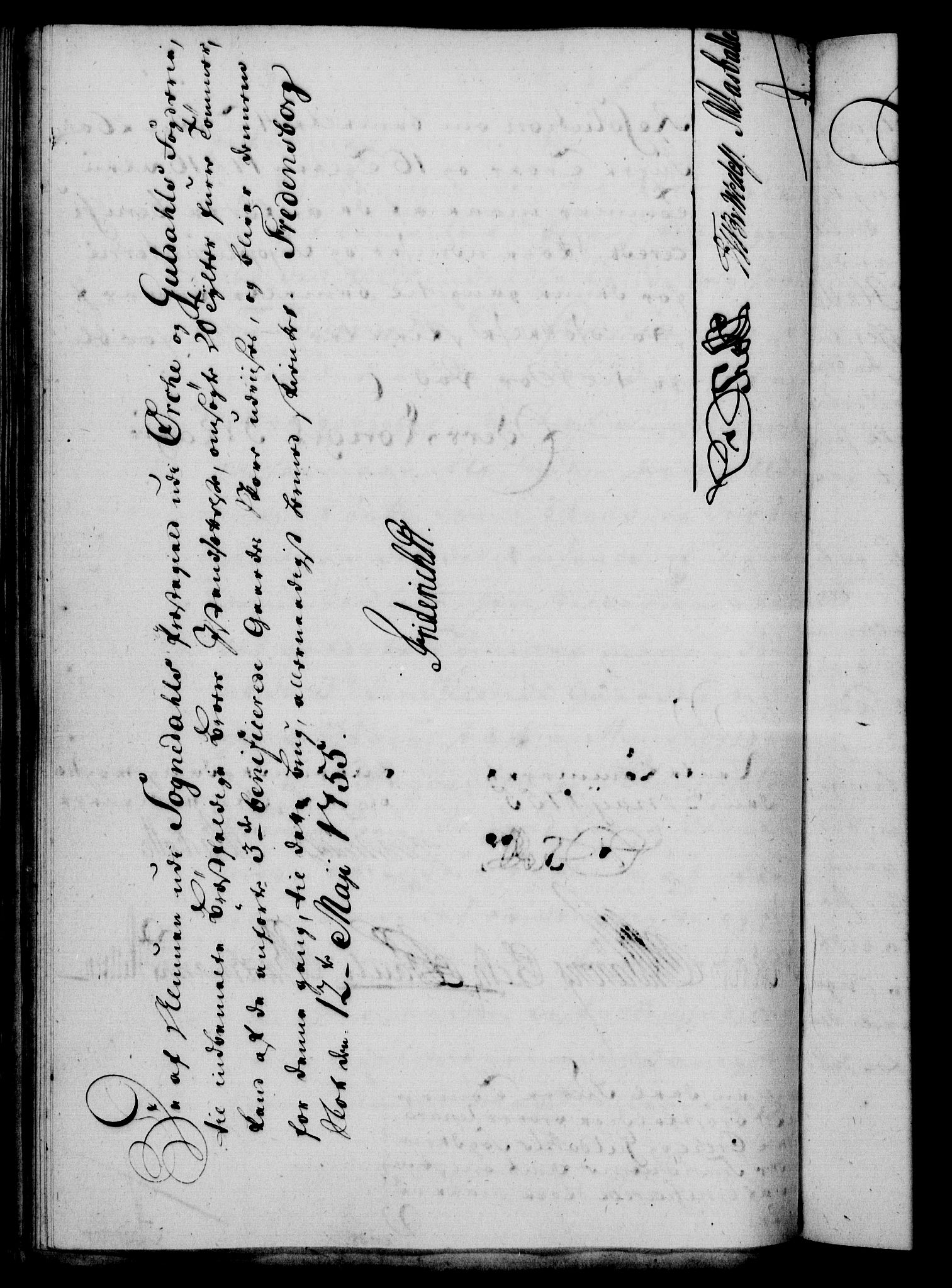 Rentekammeret, Kammerkanselliet, AV/RA-EA-3111/G/Gf/Gfa/L0037: Norsk relasjons- og resolusjonsprotokoll (merket RK 52.37), 1755, s. 265