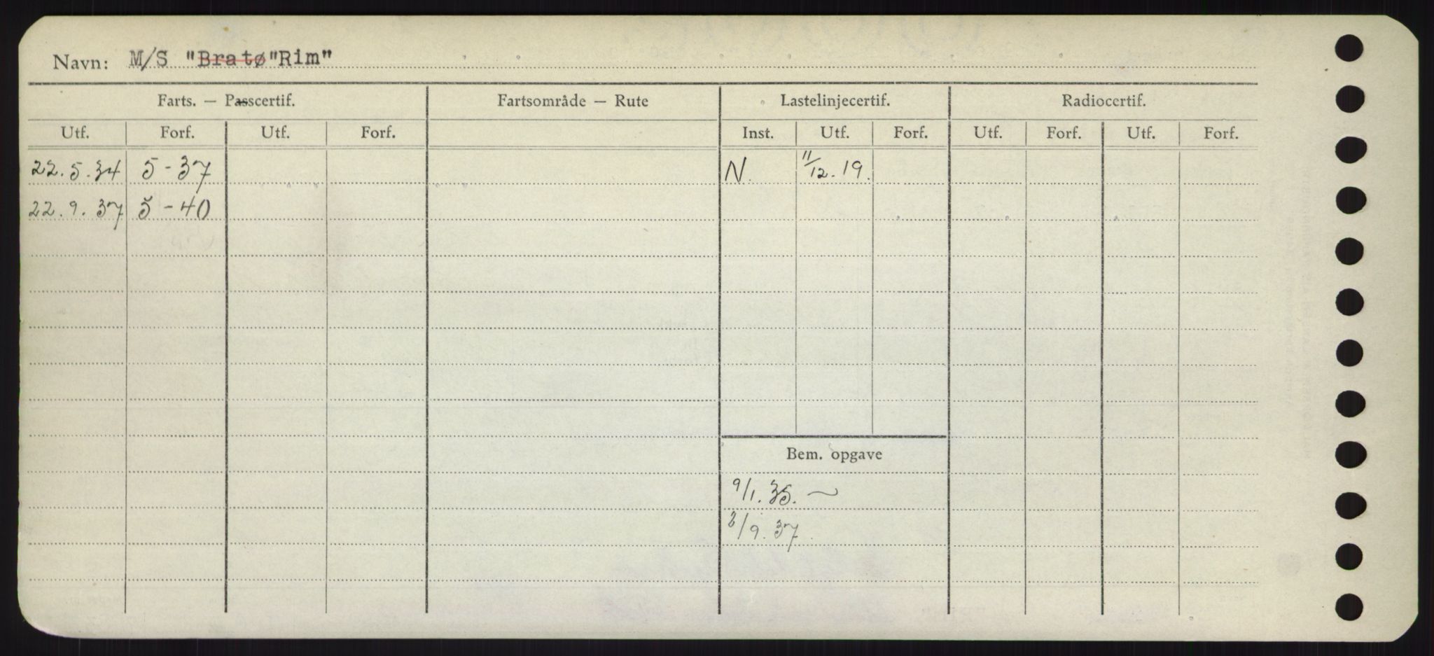 Sjøfartsdirektoratet med forløpere, Skipsmålingen, RA/S-1627/H/Hd/L0030: Fartøy, Q-Riv, s. 514