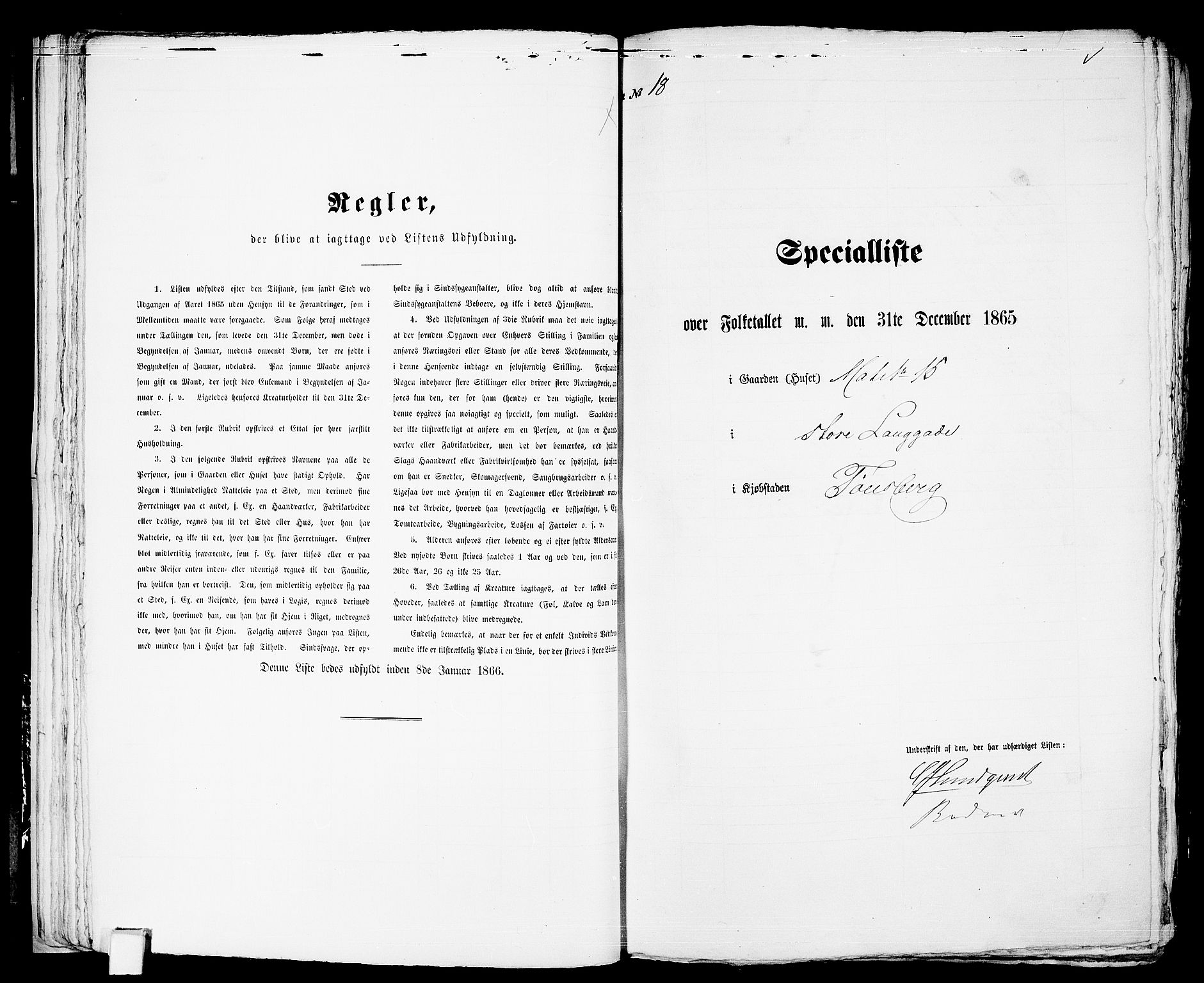 RA, Folketelling 1865 for 0705P Tønsberg prestegjeld, 1865, s. 46