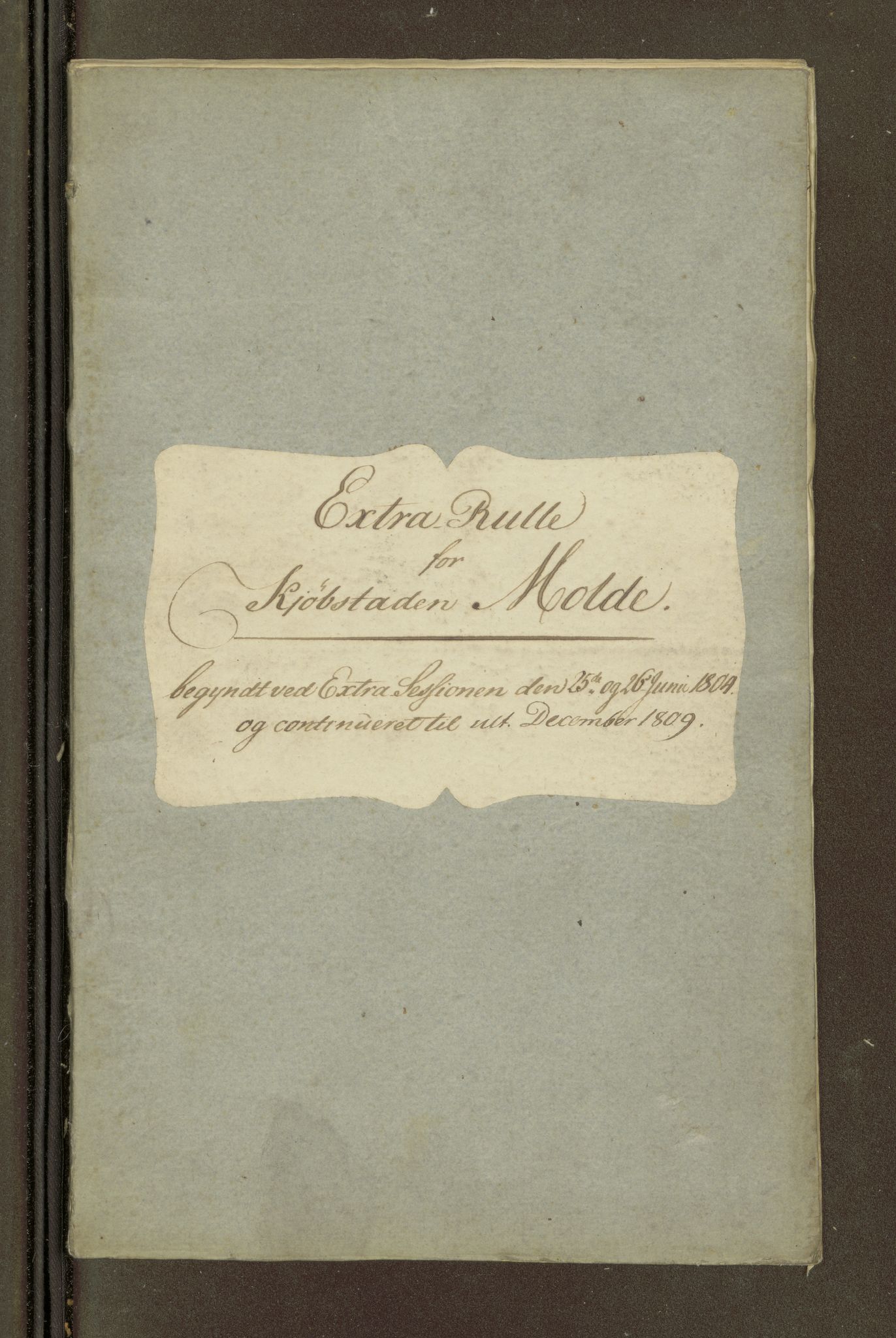 Sjøinnrulleringen - Trondhjemske distrikt, SAT/A-5121/01/L0039: Hovedrulle, ungdomsrulle og ekstrarulle for Molde krets, 1804-1819