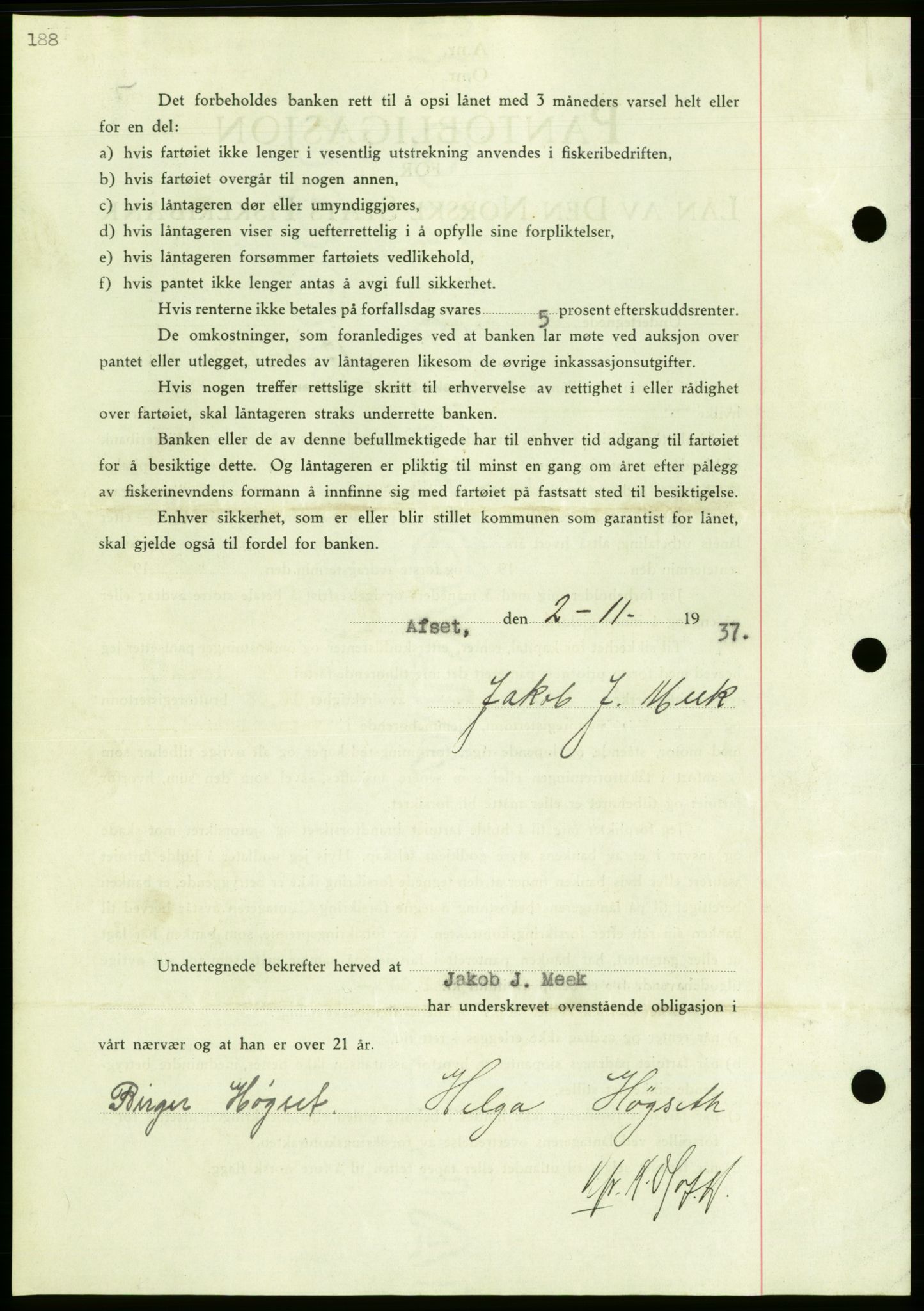 Nordmøre sorenskriveri, AV/SAT-A-4132/1/2/2Ca/L0092: Pantebok nr. B82, 1937-1938, Dagboknr: 2662/1937