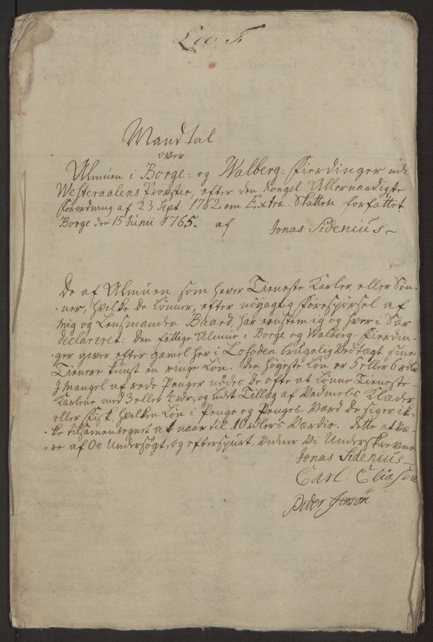 Rentekammeret inntil 1814, Realistisk ordnet avdeling, AV/RA-EA-4070/Ol/L0022a/0002: [Gg 10]: Ekstraskatten, 23.09.1762. Nordlands amt / Vesterålen, Andenes og Lofoten, 1763-1769, s. 227