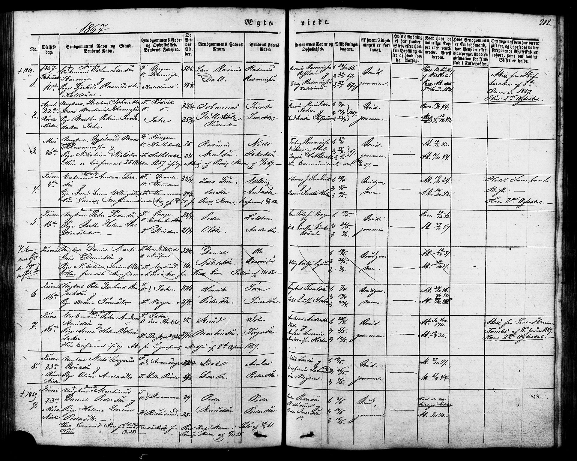 Ministerialprotokoller, klokkerbøker og fødselsregistre - Møre og Romsdal, AV/SAT-A-1454/503/L0034: Ministerialbok nr. 503A02, 1841-1884, s. 202