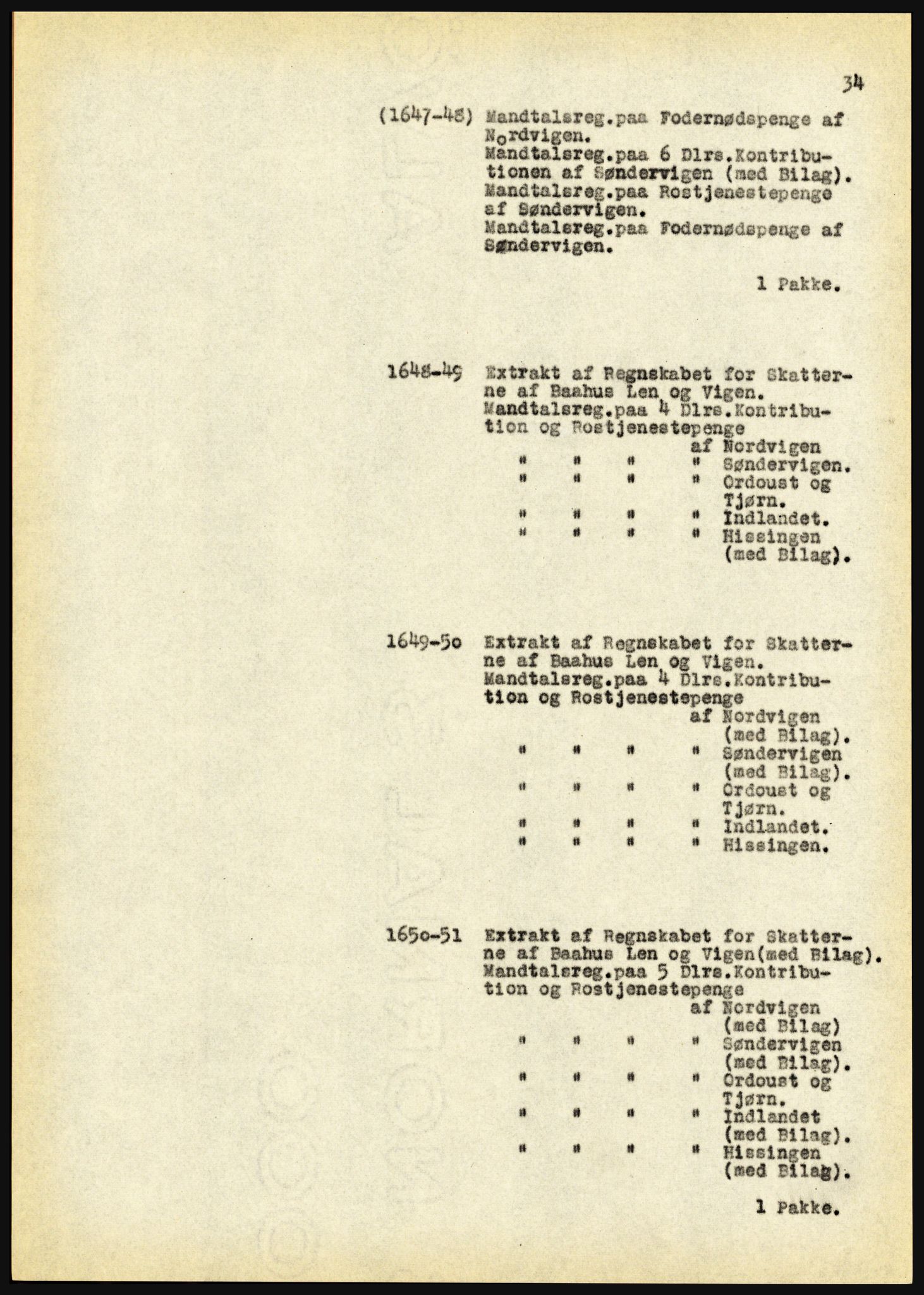 Riksarkivet, Seksjon for eldre arkiv og spesialsamlinger, AV/RA-EA-6797/H/Ha, 1953, s. 34