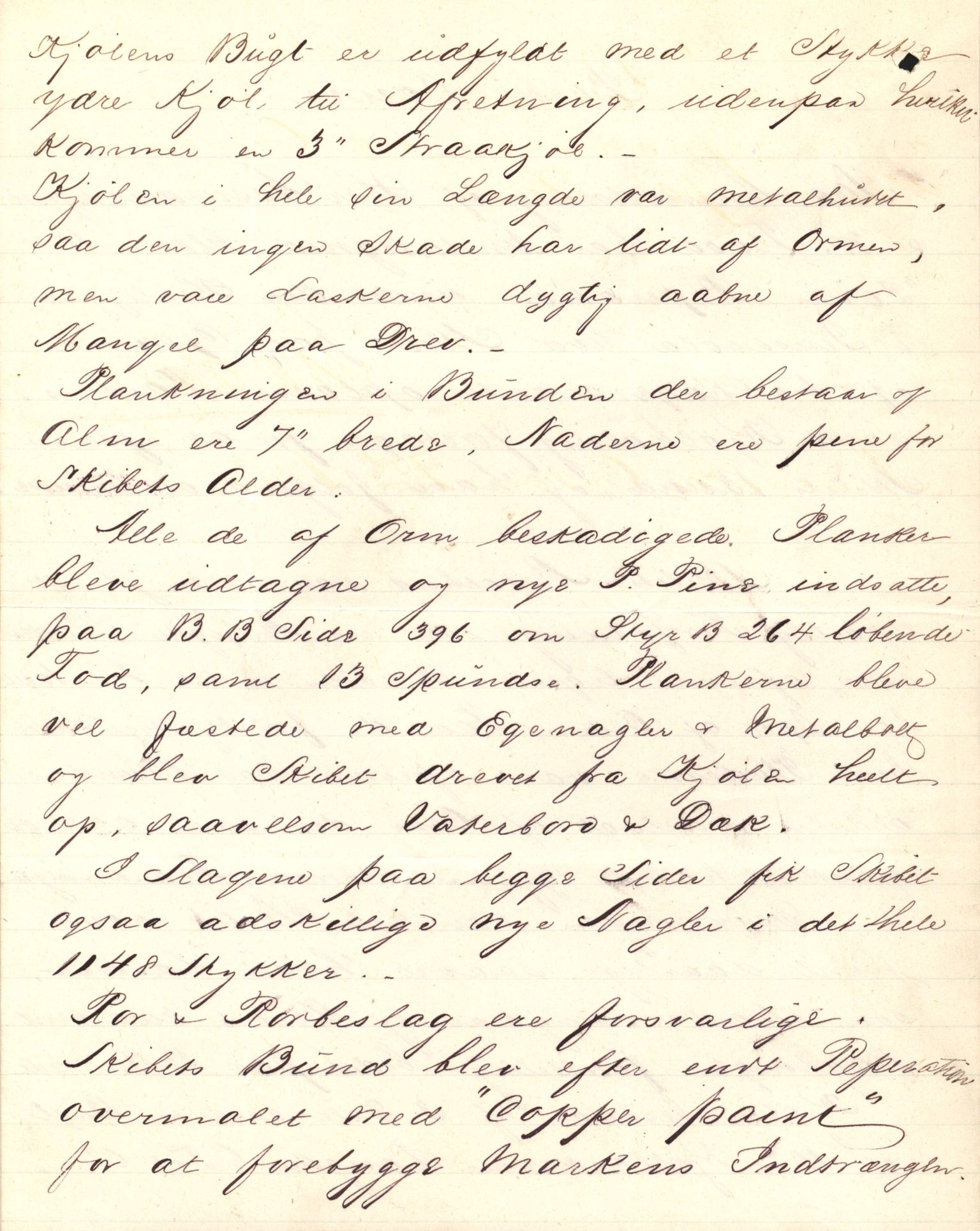 Pa 63 - Østlandske skibsassuranceforening, VEMU/A-1079/G/Ga/L0016/0011: Havaridokumenter / Elise, Dux, Dagmar, Dacapo, Louis, Iphignia, 1883, s. 61