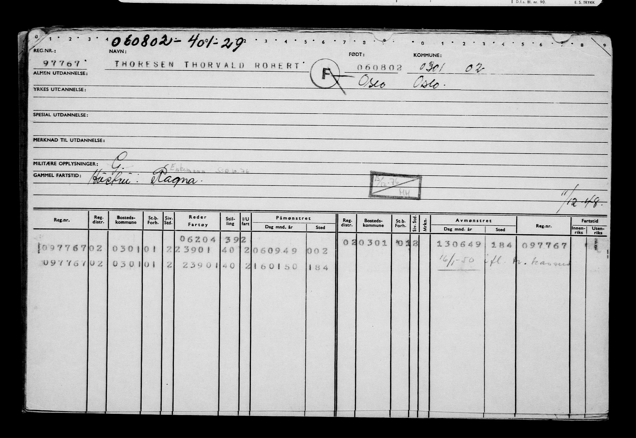 Direktoratet for sjømenn, AV/RA-S-3545/G/Gb/L0045: Hovedkort, 1902, s. 325