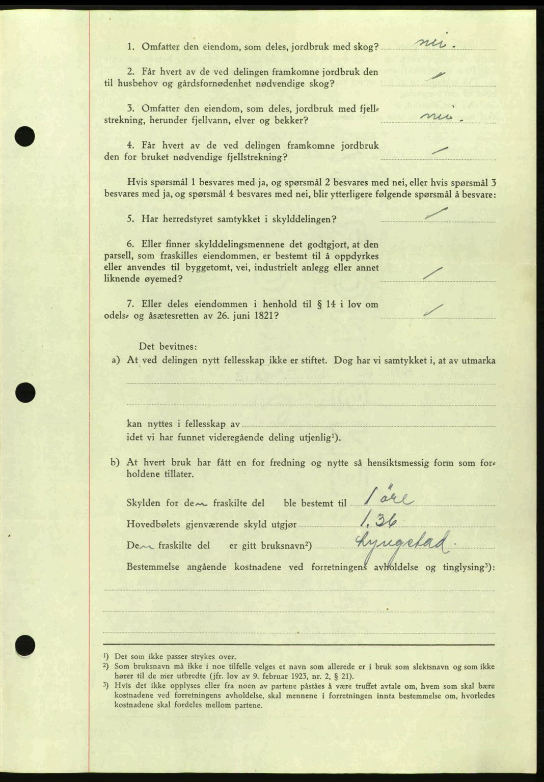 Hitra sorenskriveri, AV/SAT-A-0018/2/2C/2Ca: Pantebok nr. A2, 1943-1945, Dagboknr: 588/1944