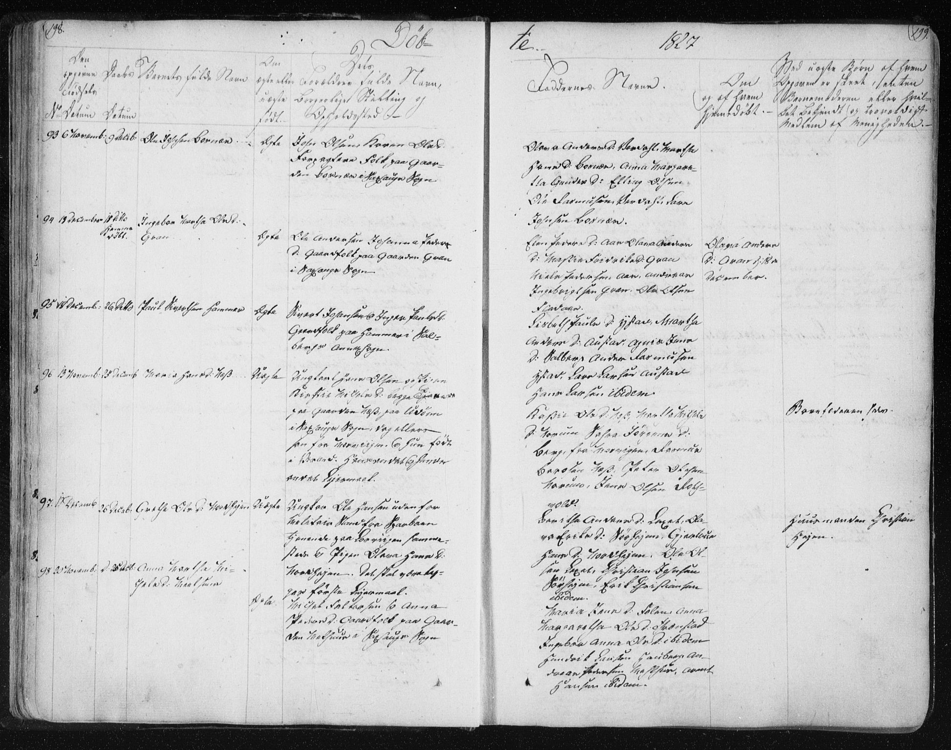 Ministerialprotokoller, klokkerbøker og fødselsregistre - Nord-Trøndelag, SAT/A-1458/730/L0276: Ministerialbok nr. 730A05, 1822-1830, s. 198-199