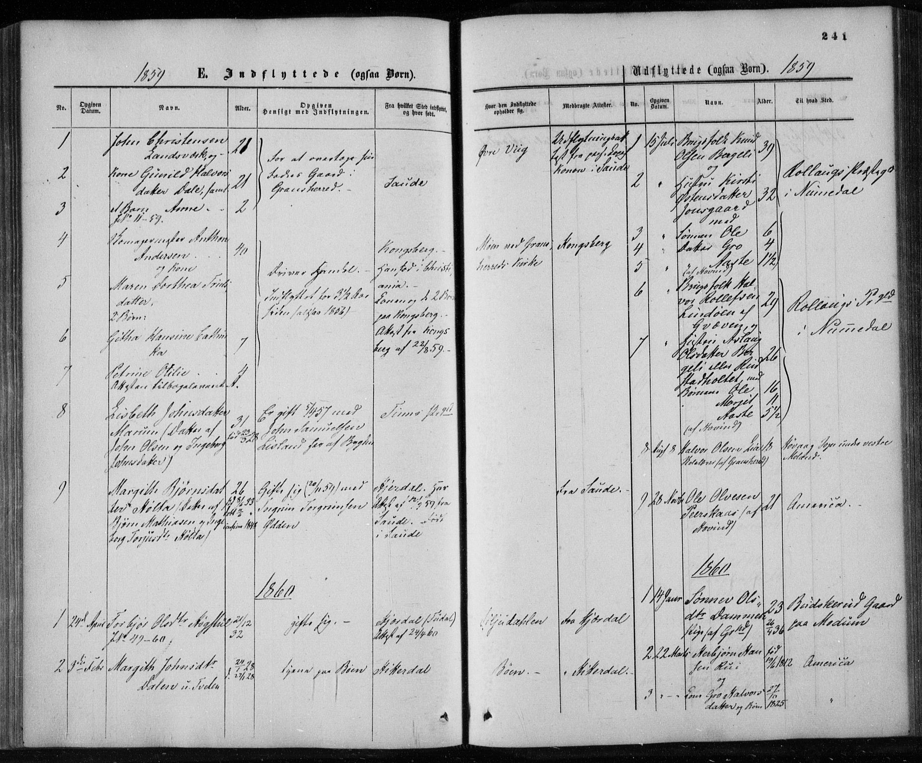 Gransherad kirkebøker, AV/SAKO-A-267/F/Fa/L0003: Ministerialbok nr. I 3, 1859-1870, s. 241