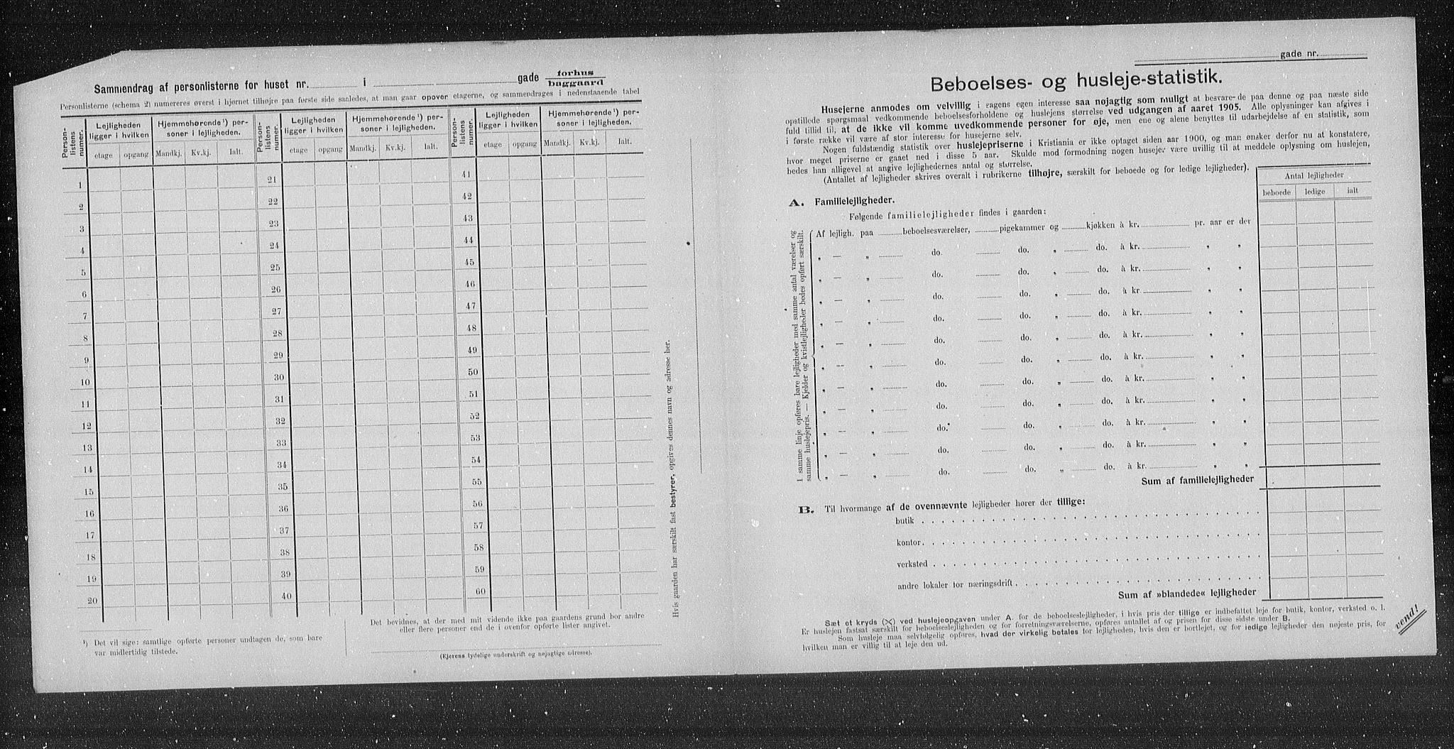 OBA, Kommunal folketelling 31.12.1905 for Kristiania kjøpstad, 1905, s. 7957