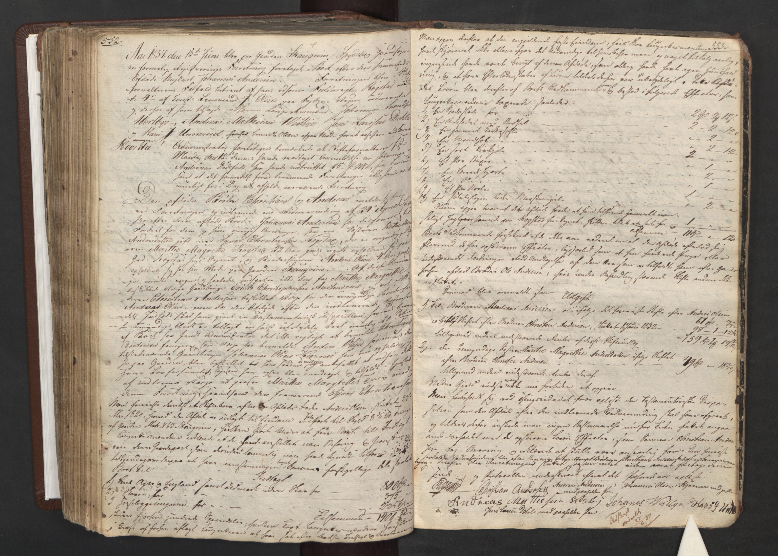 Rakkestad sorenskriveri, AV/SAO-A-10686/H/Hc/Hcb/L0001: Skifteregistreringsprotokoller, 1824-1837, s. 552-553