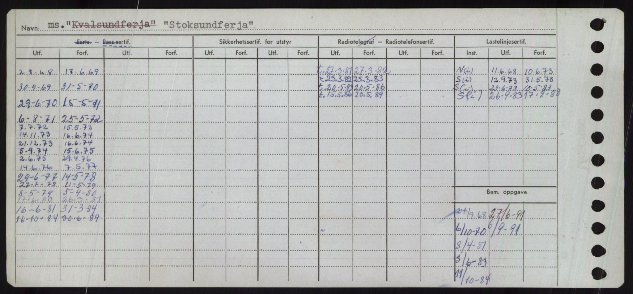 Sjøfartsdirektoratet med forløpere, Skipsmålingen, RA/S-1627/H/Ha/L0005/0002: Fartøy, S-Sven / Fartøy, Skjo-Sven, s. 522