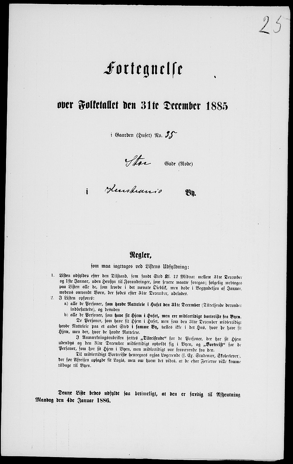 RA, Folketelling 1885 for 0301 Kristiania kjøpstad, 1885, s. 5632