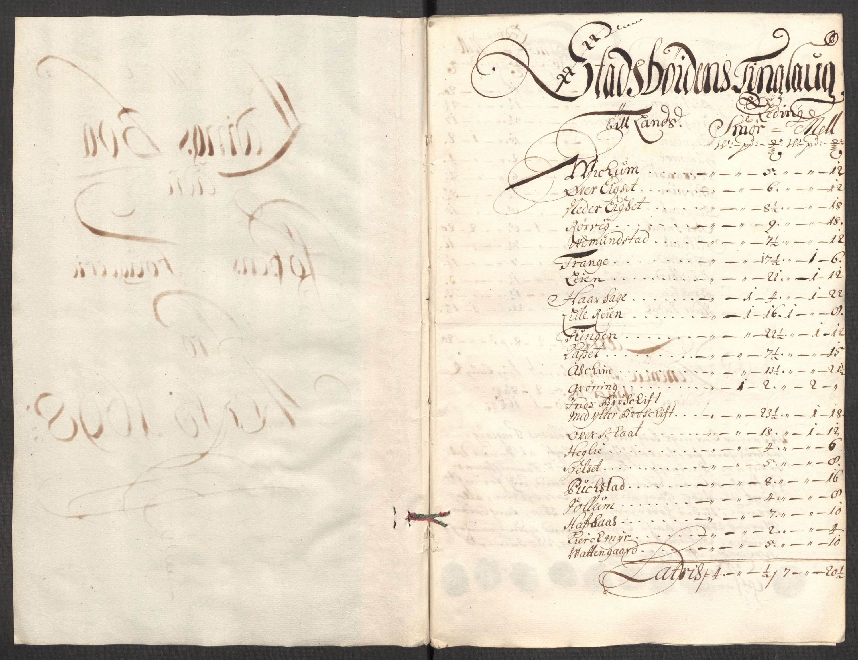 Rentekammeret inntil 1814, Reviderte regnskaper, Fogderegnskap, RA/EA-4092/R57/L3853: Fogderegnskap Fosen, 1698-1699, s. 22