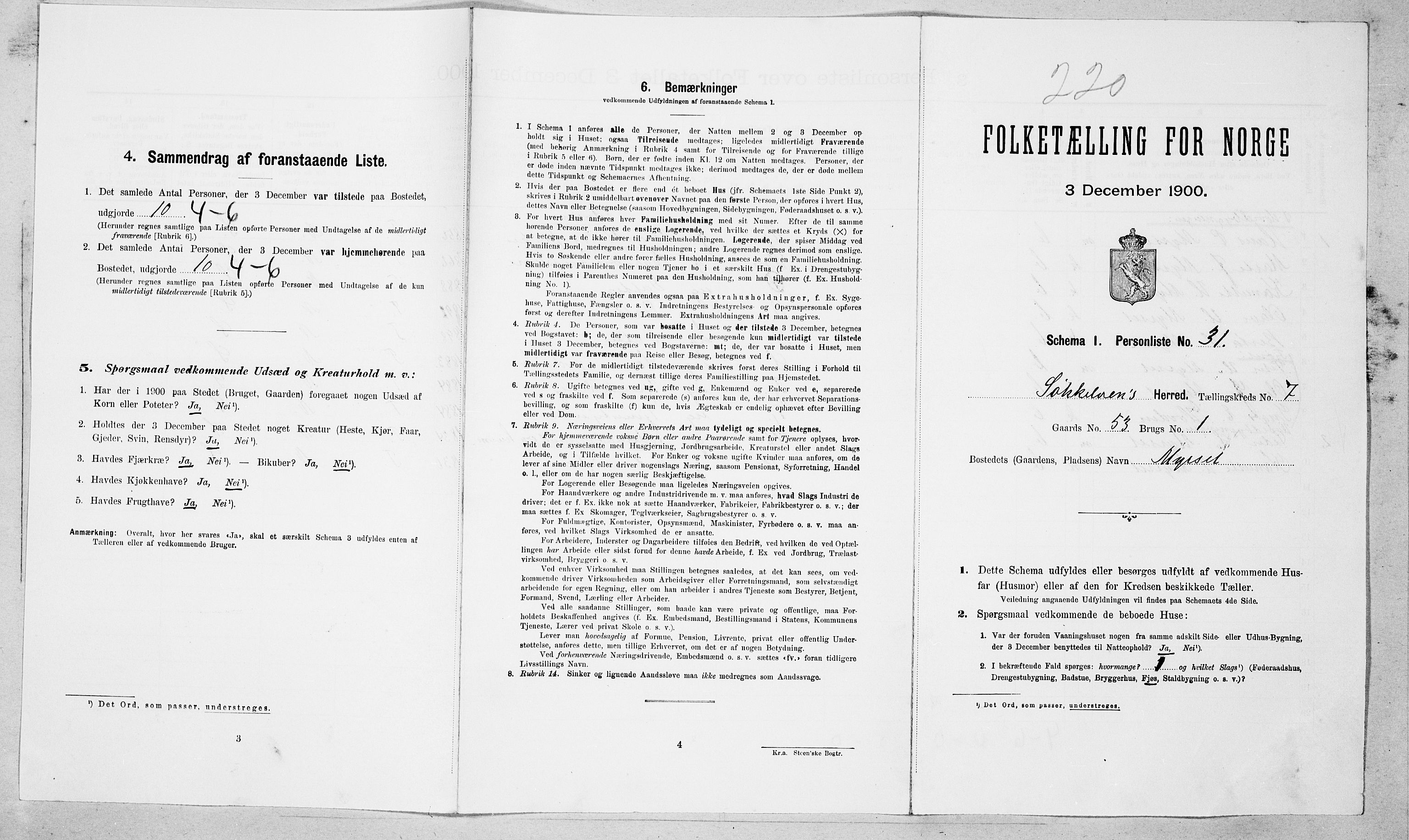 SAT, Folketelling 1900 for 1528 Sykkylven herred, 1900, s. 751
