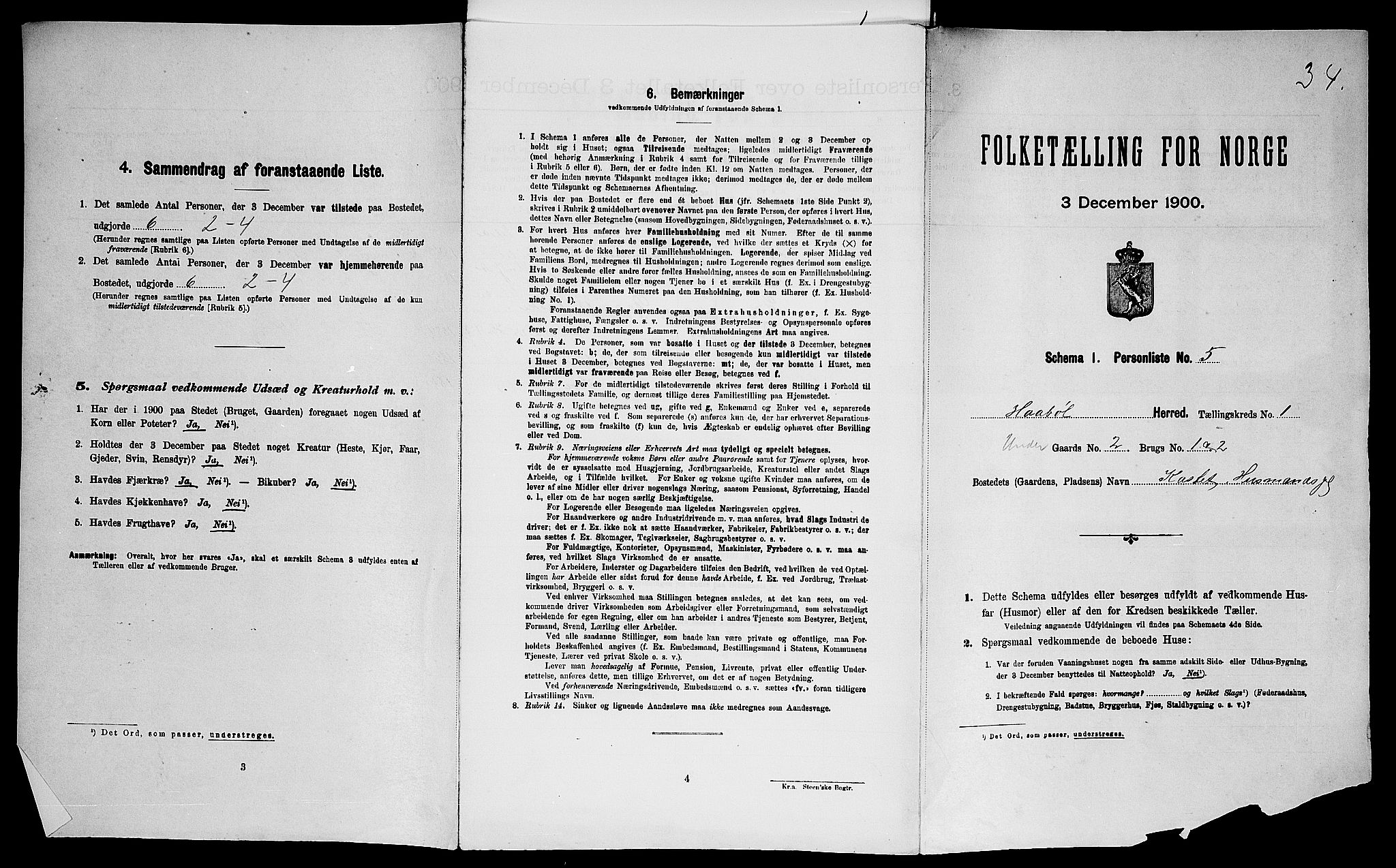 SAO, Folketelling 1900 for 0138 Hobøl herred, 1900