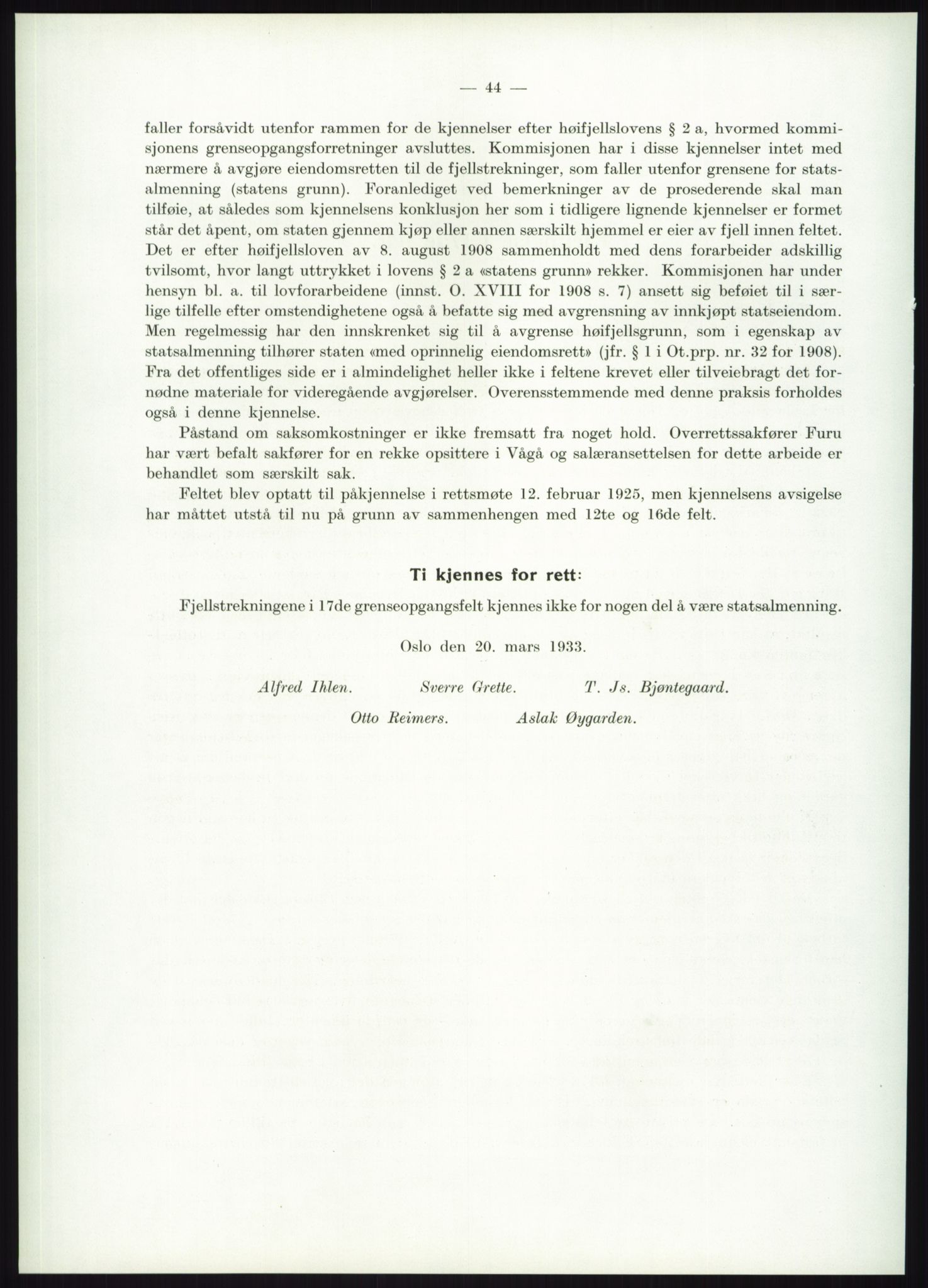 Høyfjellskommisjonen, RA/S-1546/X/Xa/L0001: Nr. 1-33, 1909-1953, s. 5591