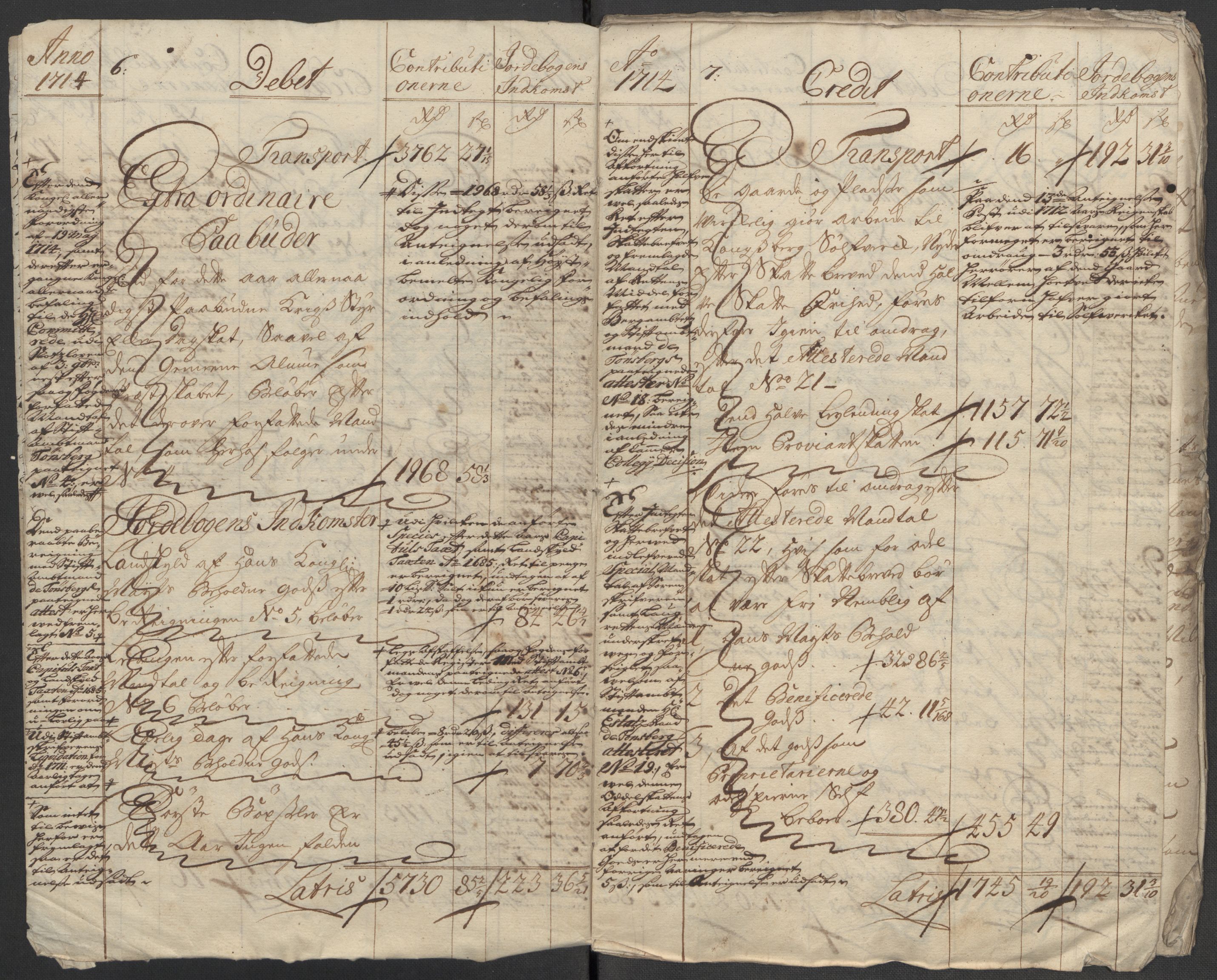 Rentekammeret inntil 1814, Reviderte regnskaper, Fogderegnskap, AV/RA-EA-4092/R24/L1589: Fogderegnskap Numedal og Sandsvær, 1714, s. 6