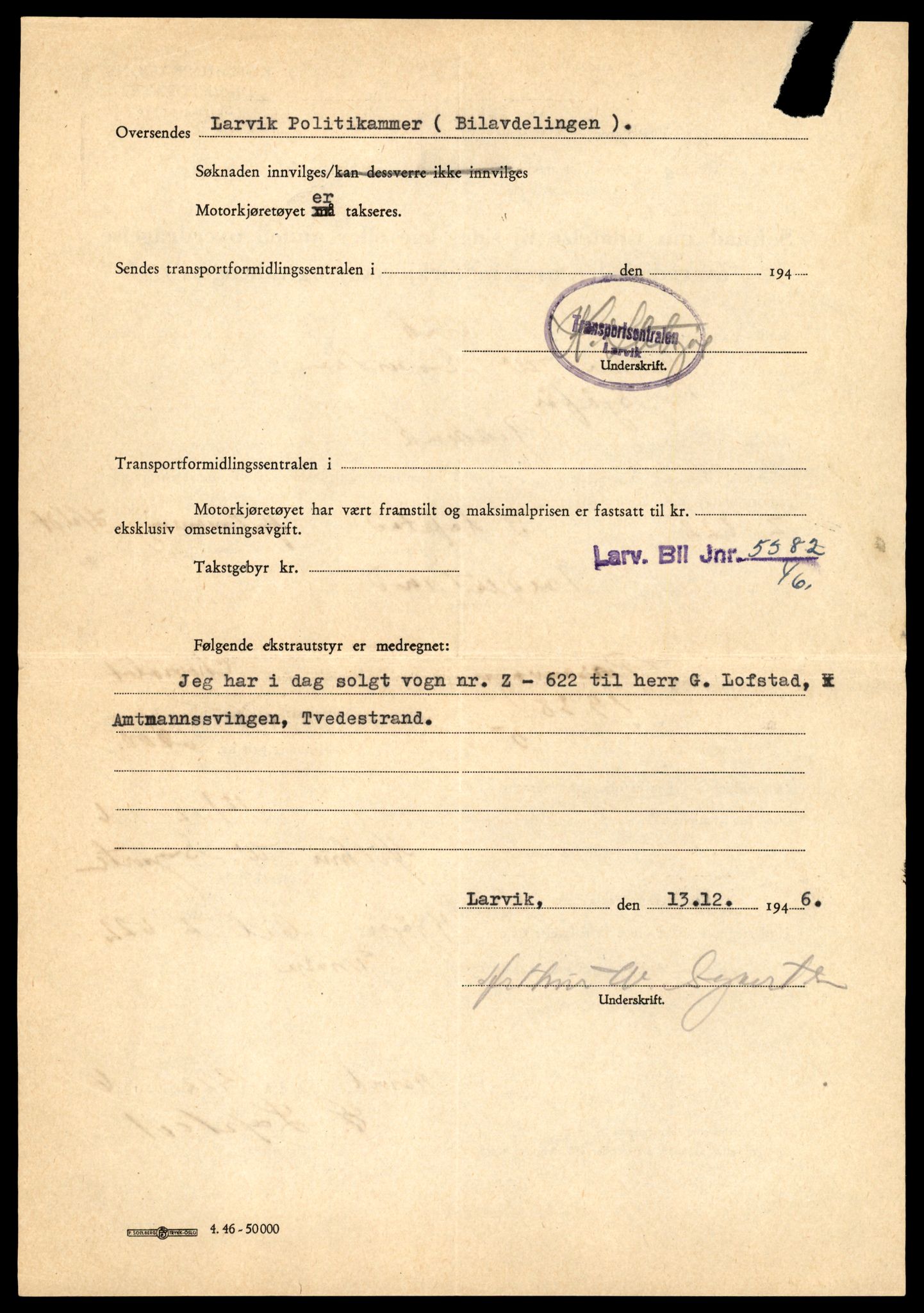 Møre og Romsdal vegkontor - Ålesund trafikkstasjon, AV/SAT-A-4099/F/Fe/L0022: Registreringskort for kjøretøy T 10584 - T 10694, 1927-1998, s. 1236