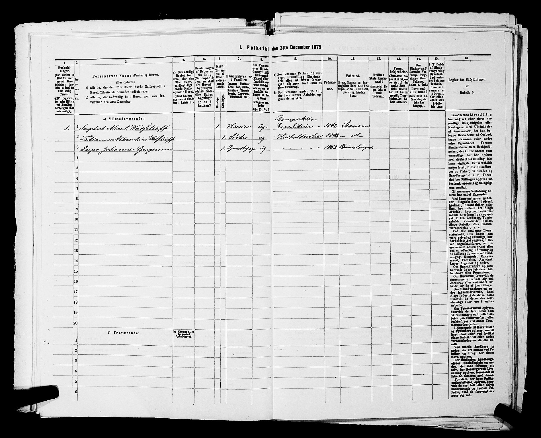 SAKO, Folketelling 1875 for 0798P Fredriksvern prestegjeld, 1875, s. 122