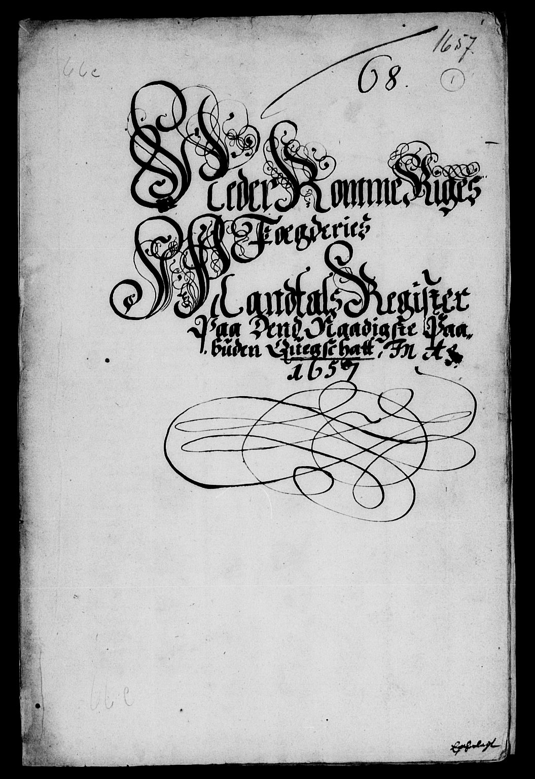 Rentekammeret inntil 1814, Reviderte regnskaper, Lensregnskaper, RA/EA-5023/R/Rb/Rba/L0245: Akershus len, 1657-1658