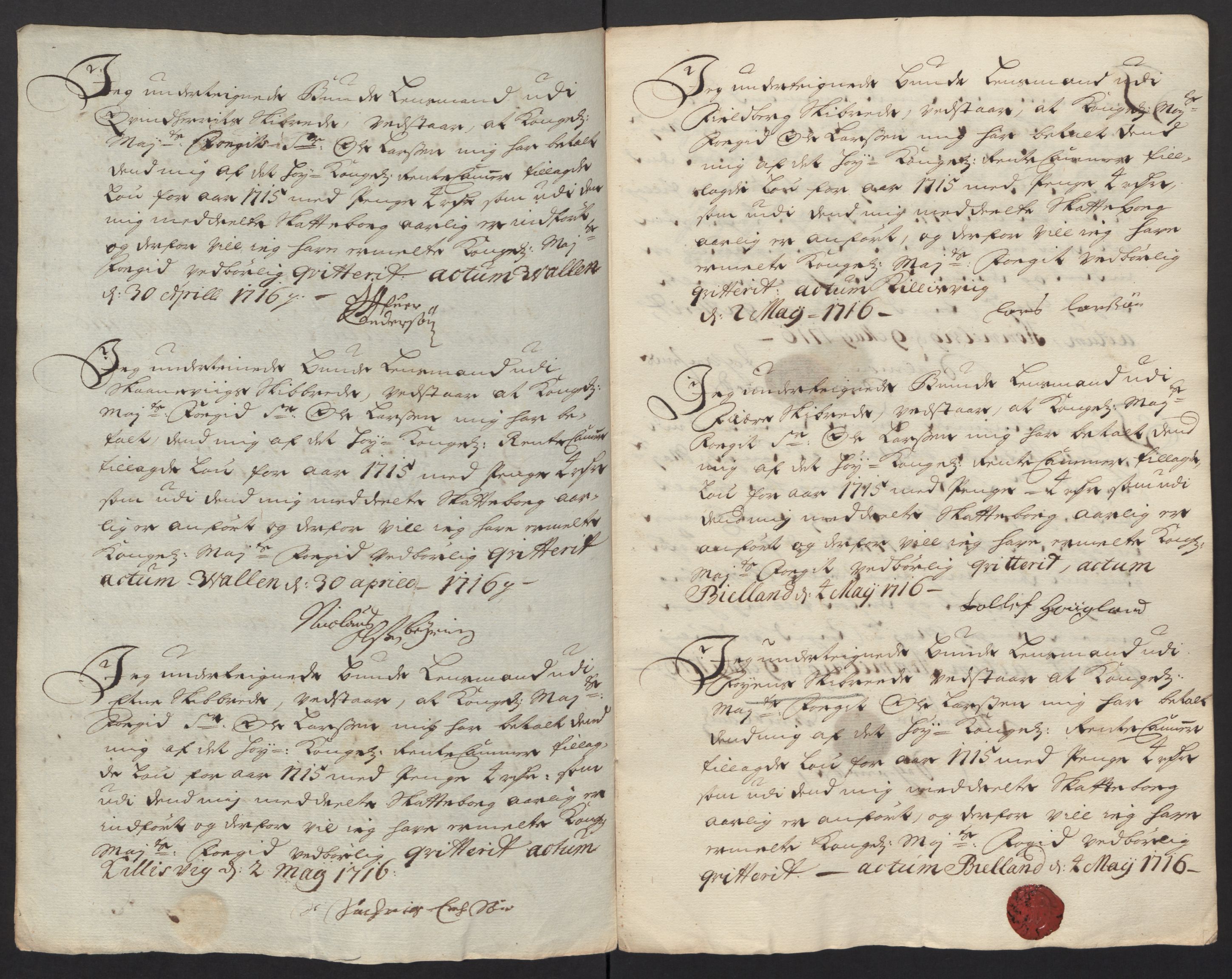 Rentekammeret inntil 1814, Reviderte regnskaper, Fogderegnskap, AV/RA-EA-4092/R48/L2991: Fogderegnskap Sunnhordland og Hardanger, 1715, s. 236