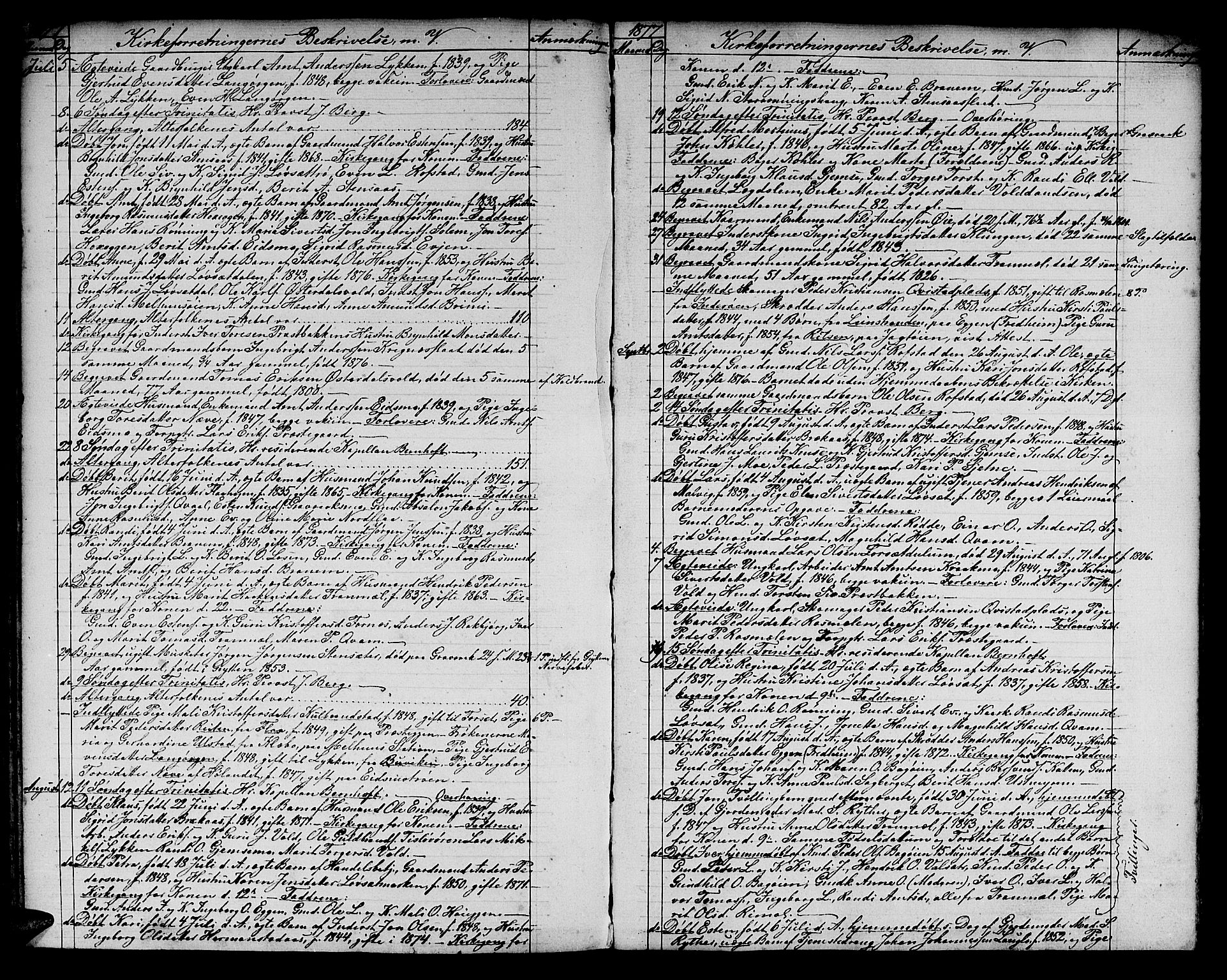 Ministerialprotokoller, klokkerbøker og fødselsregistre - Sør-Trøndelag, AV/SAT-A-1456/691/L1093: Klokkerbok nr. 691C04, 1852-1879, s. 133