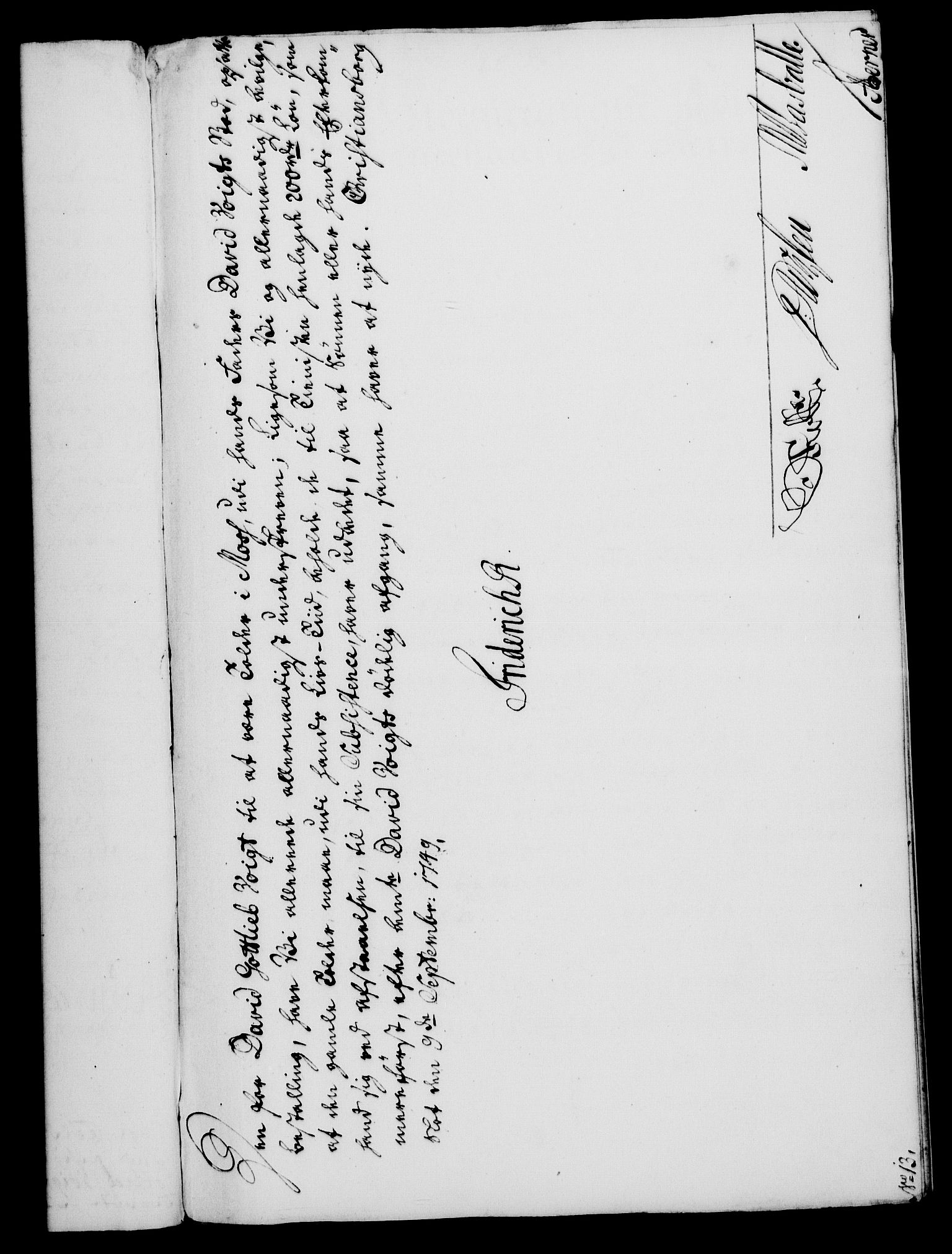 Rentekammeret, Kammerkanselliet, RA/EA-3111/G/Gf/Gfa/L0031: Norsk relasjons- og resolusjonsprotokoll (merket RK 52.31), 1749, s. 468