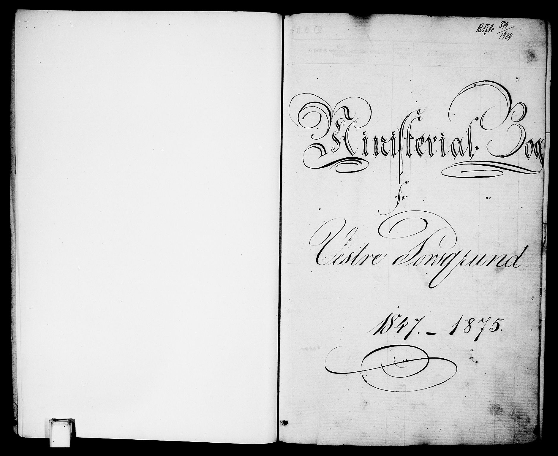 Porsgrunn kirkebøker , SAKO/A-104/G/Ga/L0002: Klokkerbok nr. I 2, 1847-1877