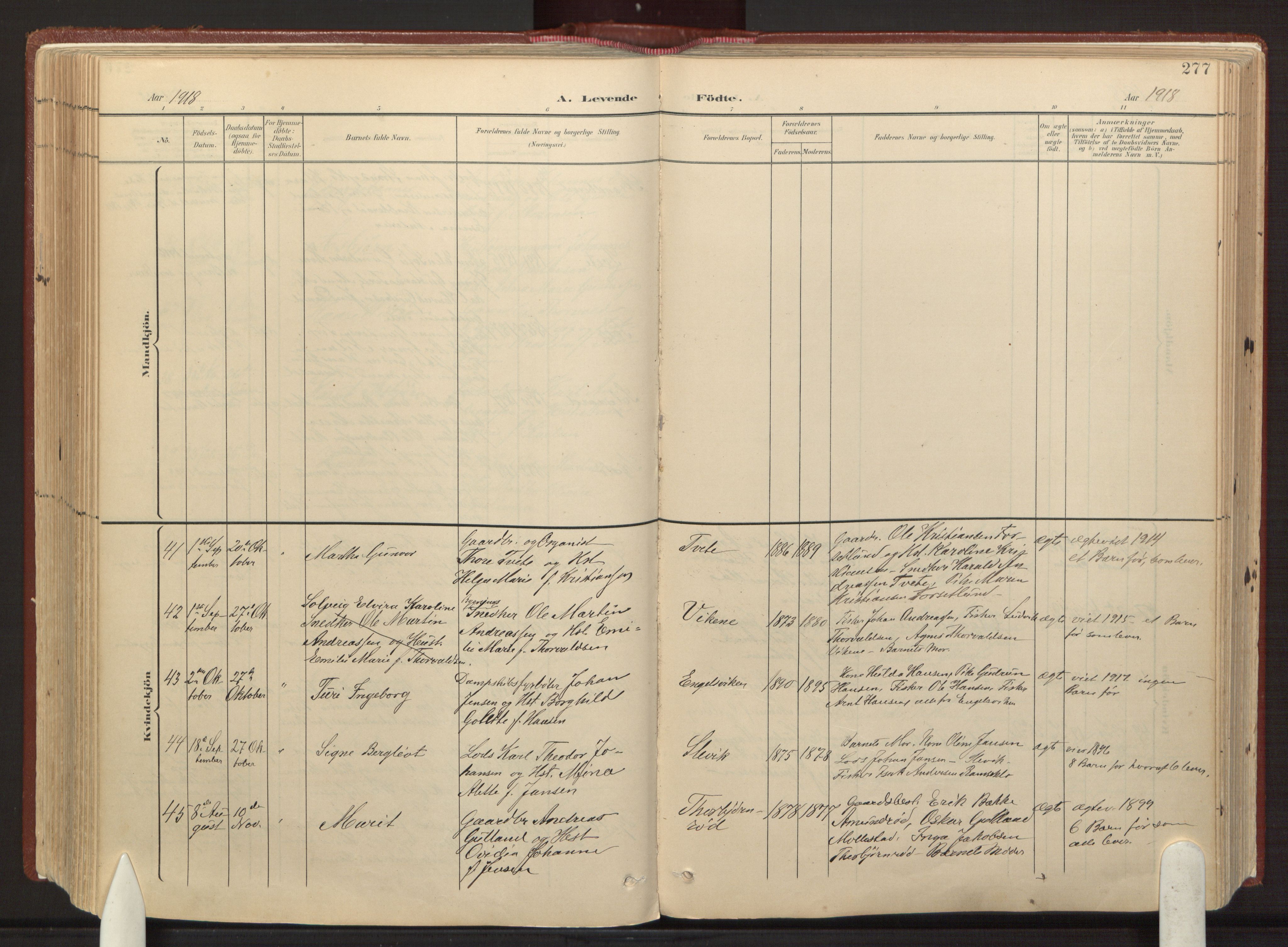 Onsøy prestekontor Kirkebøker, AV/SAO-A-10914/F/Fa/L0008: Ministerialbok nr. I 8, 1899-1923, s. 277
