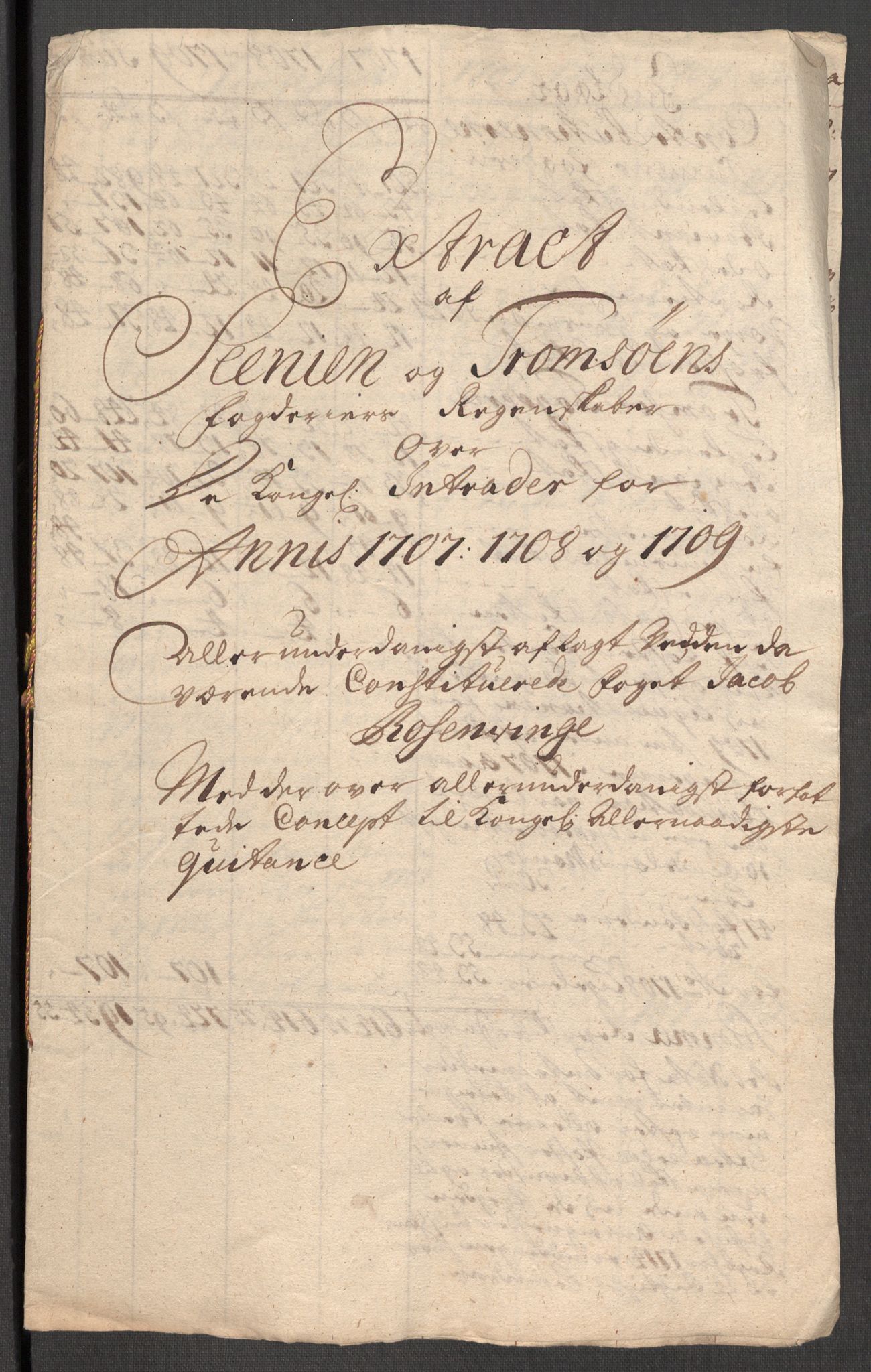 Rentekammeret inntil 1814, Reviderte regnskaper, Fogderegnskap, AV/RA-EA-4092/R68/L4757: Fogderegnskap Senja og Troms, 1708-1710, s. 75